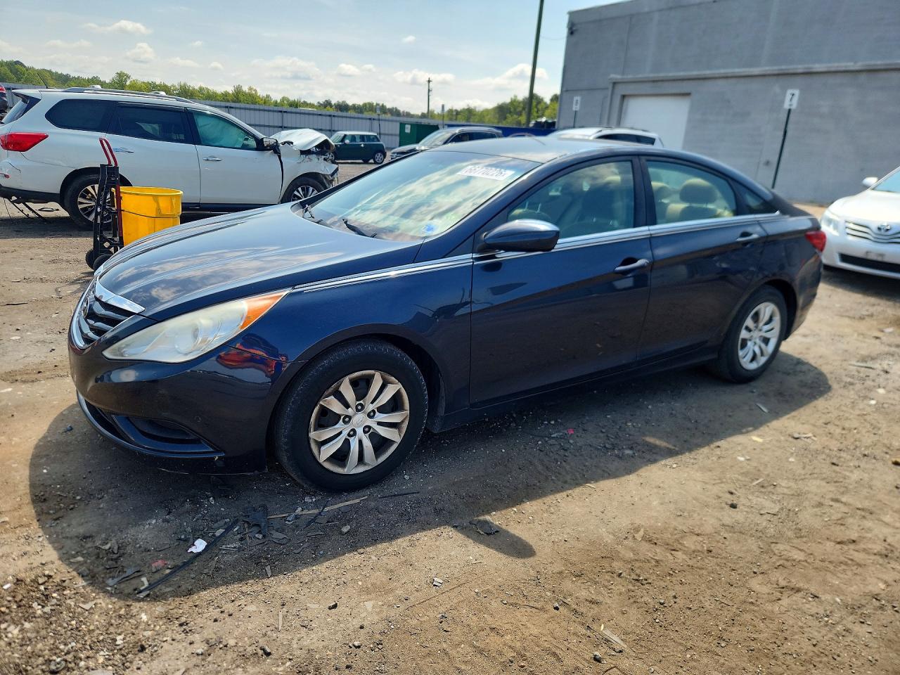 2012 Hyundai Sonata Gls Blue vin: 5NPEB4AC9CH362092