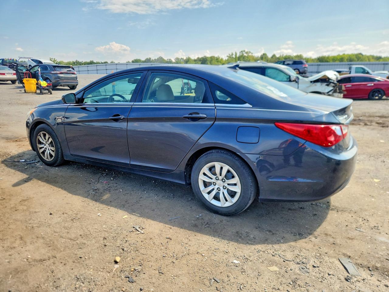 2012 Hyundai Sonata Gls Blue vin: 5NPEB4AC9CH362092