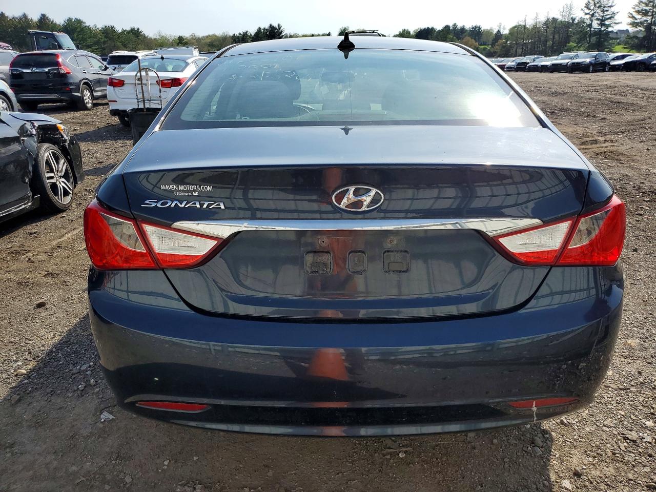 2012 Hyundai Sonata Gls Blue vin: 5NPEB4AC9CH373481