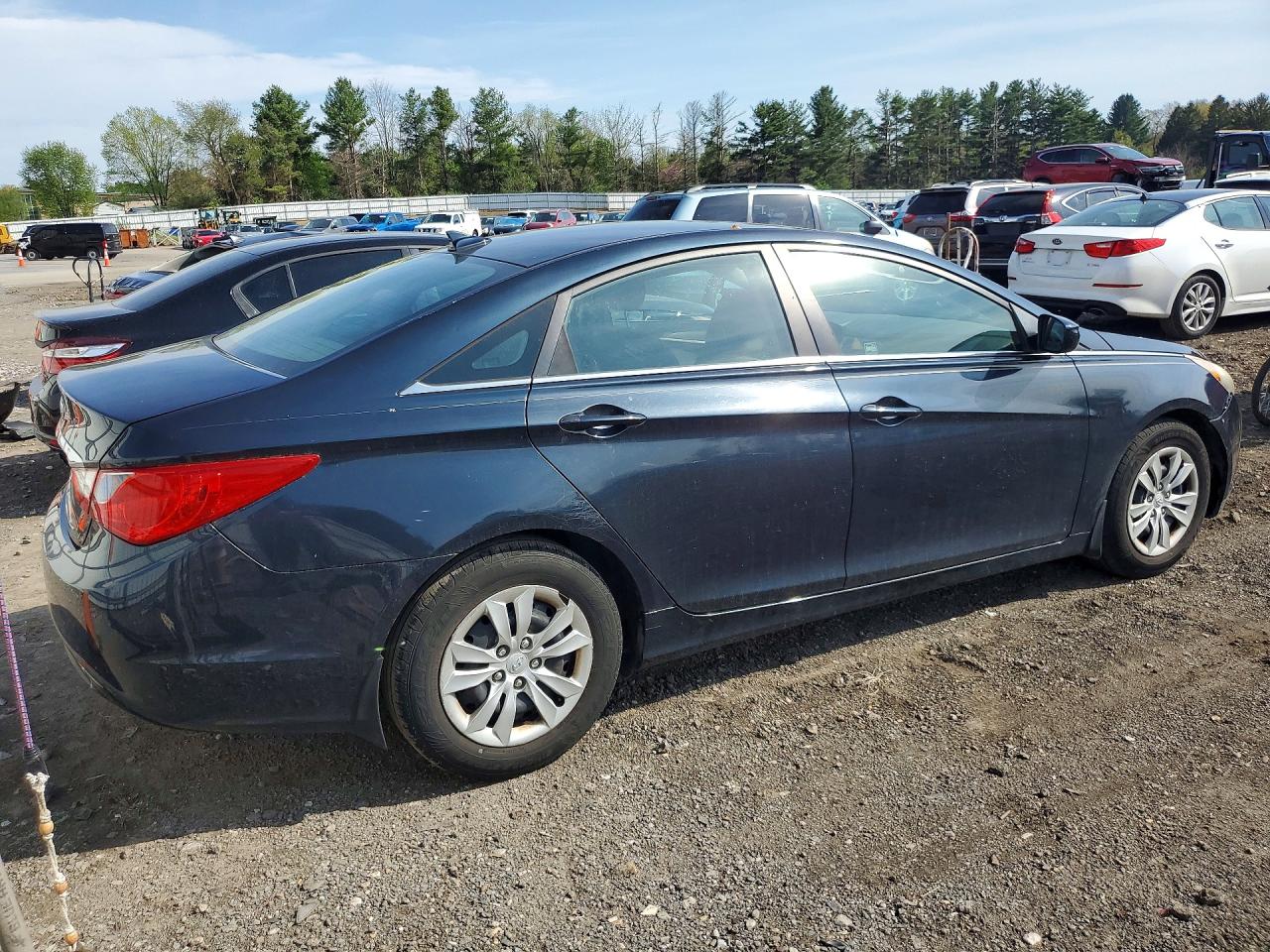 2012 Hyundai Sonata Gls Blue vin: 5NPEB4AC9CH373481