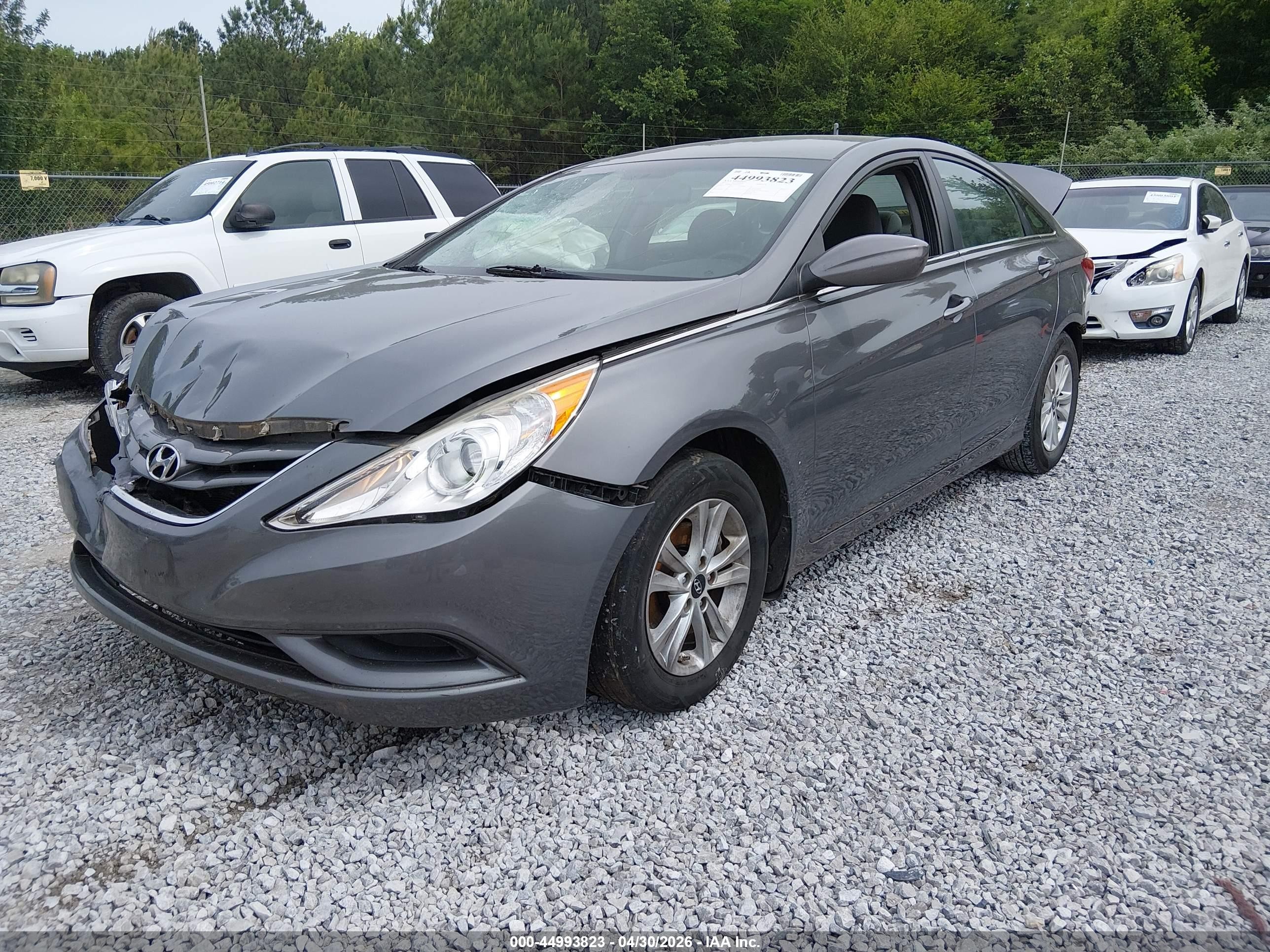 2012 Hyundai Sonata Gls Gray vin: 5NPEB4AC9CH373917