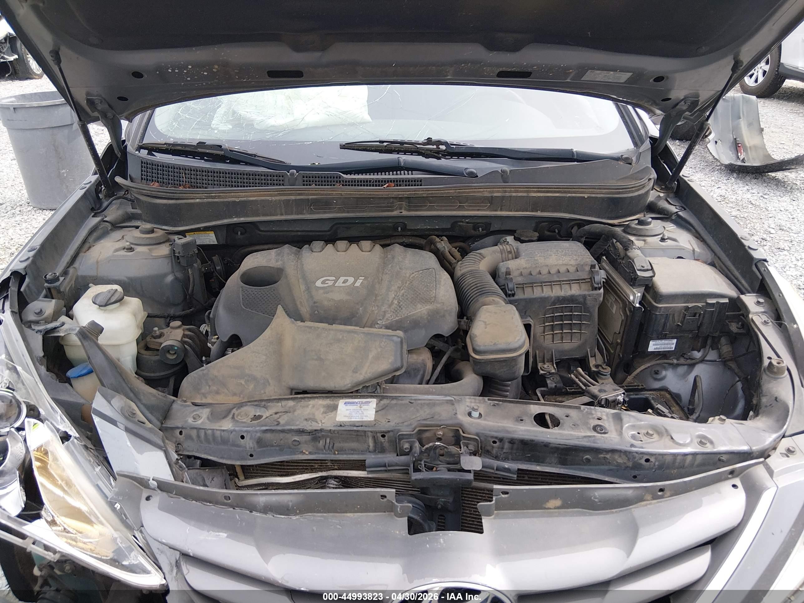 2012 Hyundai Sonata Gls Gray vin: 5NPEB4AC9CH373917