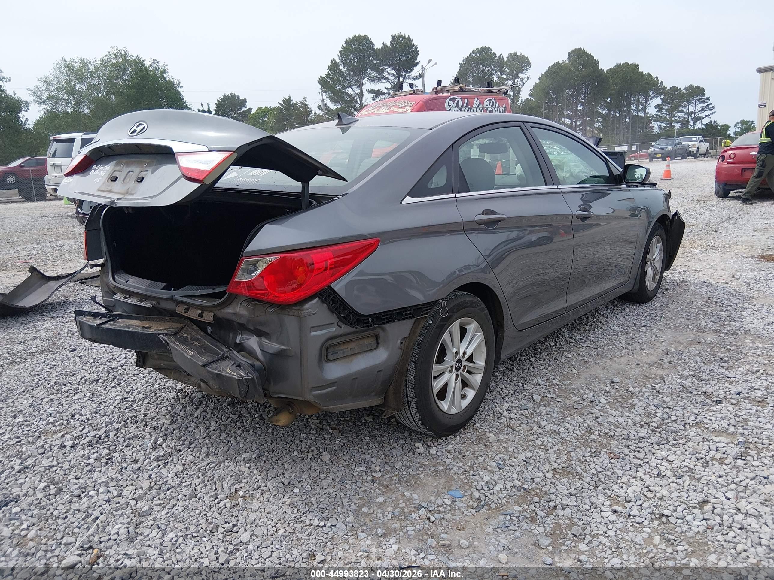 2012 Hyundai Sonata Gls Gray vin: 5NPEB4AC9CH373917