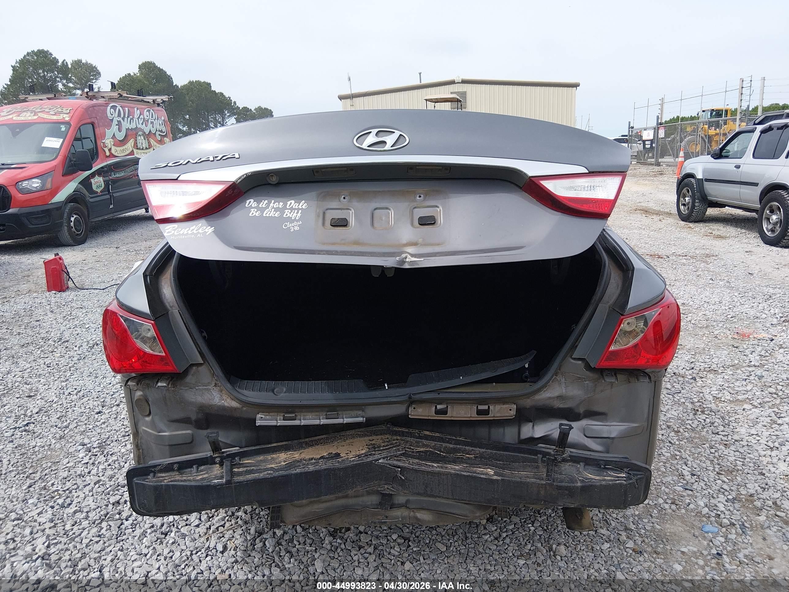 2012 Hyundai Sonata Gls Gray vin: 5NPEB4AC9CH373917