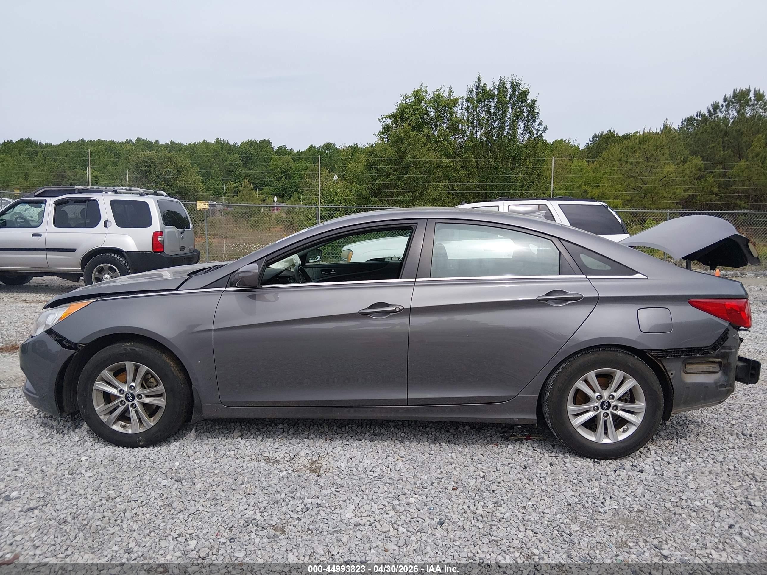 2012 Hyundai Sonata Gls Gray vin: 5NPEB4AC9CH373917