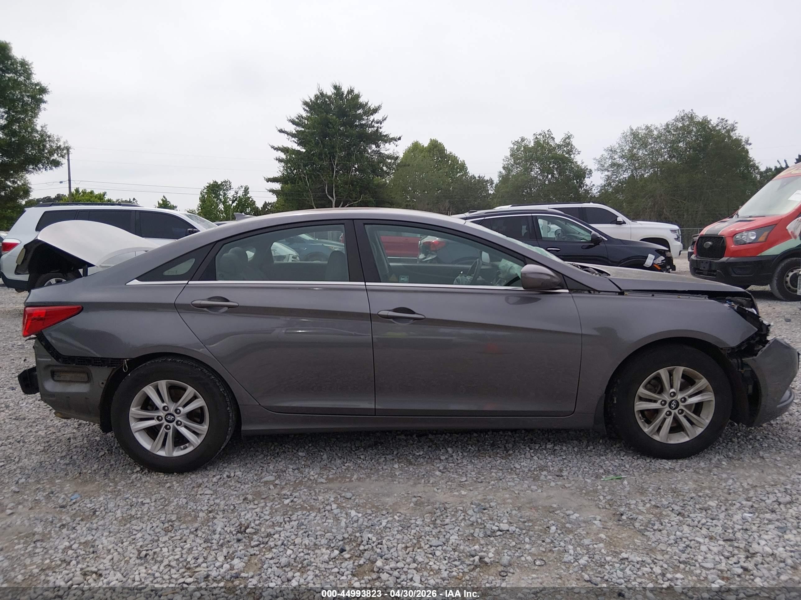 2012 Hyundai Sonata Gls Gray vin: 5NPEB4AC9CH373917