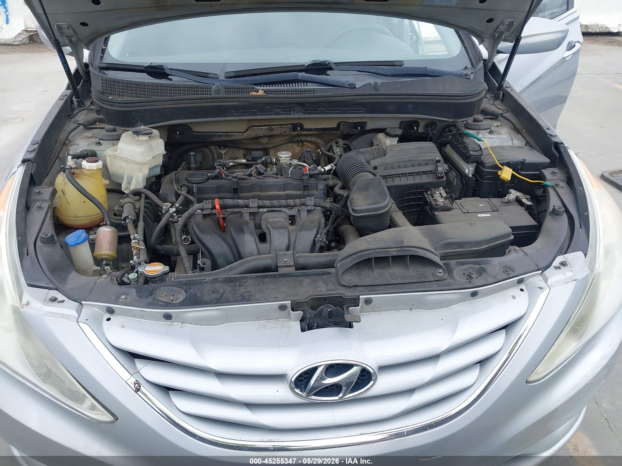 2012 Hyundai Sonata Gls Серый vin: 5NPEB4AC9CH381693