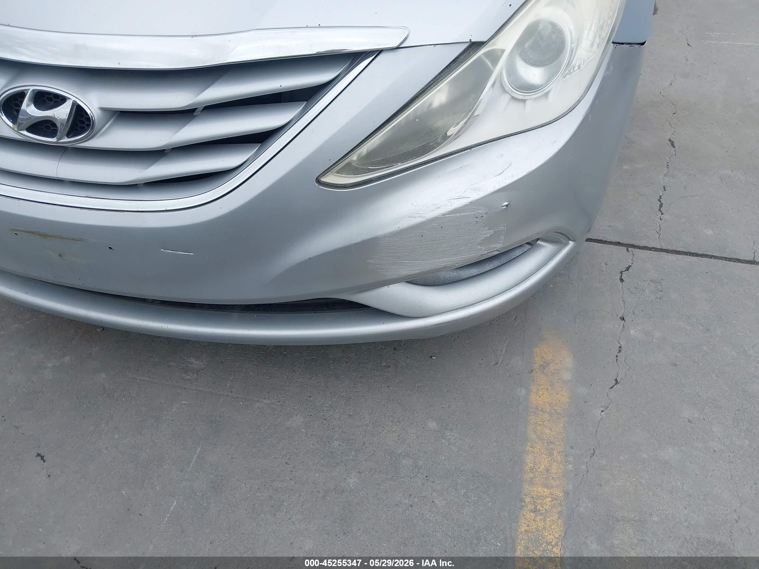 2012 Hyundai Sonata Gls Серый vin: 5NPEB4AC9CH381693