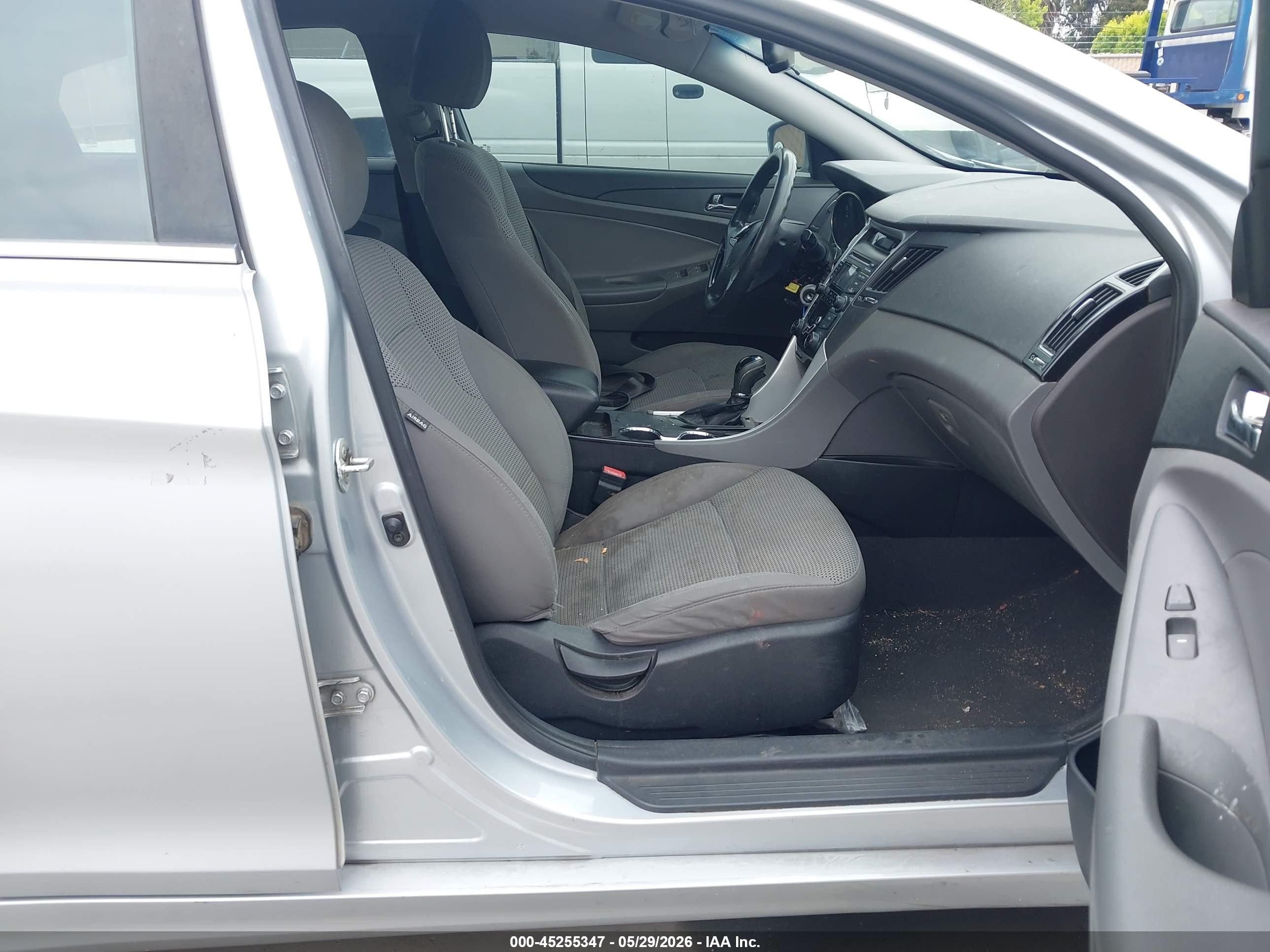 2012 Hyundai Sonata Gls Серый vin: 5NPEB4AC9CH381693