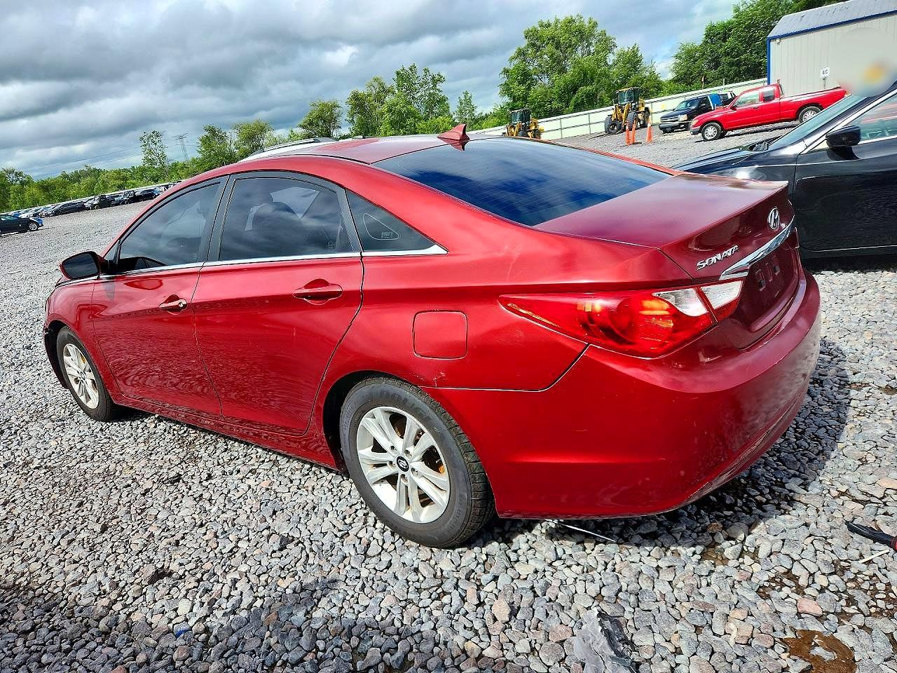 2012 Hyundai Sonata Gls Красный vin: 5NPEB4AC9CH386506