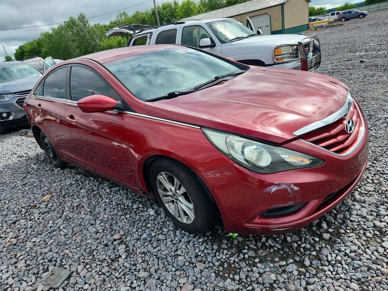 2012 Hyundai Sonata Gls Красный vin: 5NPEB4AC9CH386506
