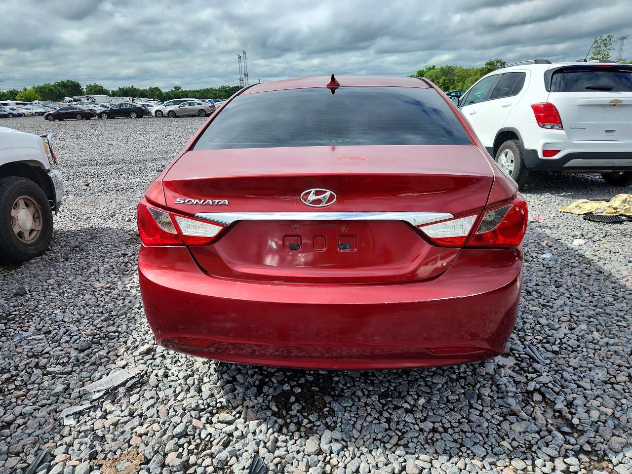 2012 Hyundai Sonata Gls Красный vin: 5NPEB4AC9CH386506