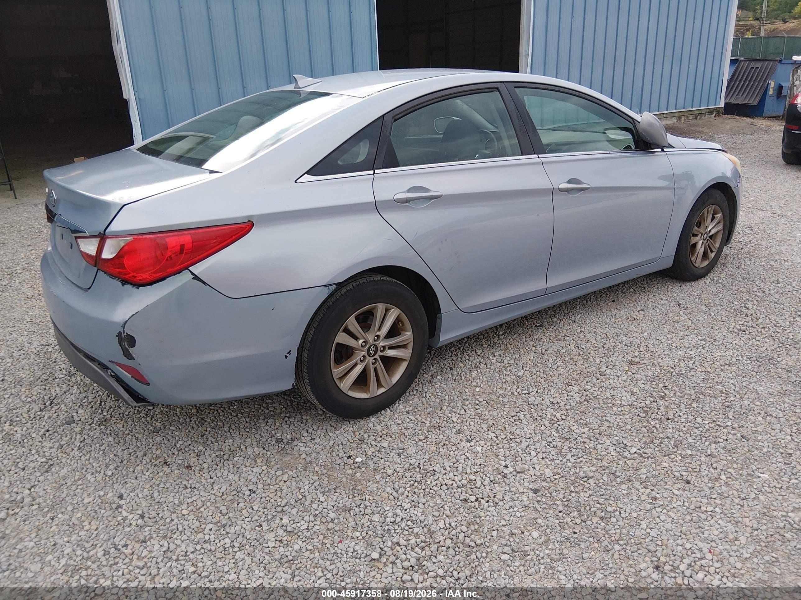 2012 Hyundai Sonata Gls Blue vin: 5NPEB4AC9CH387137