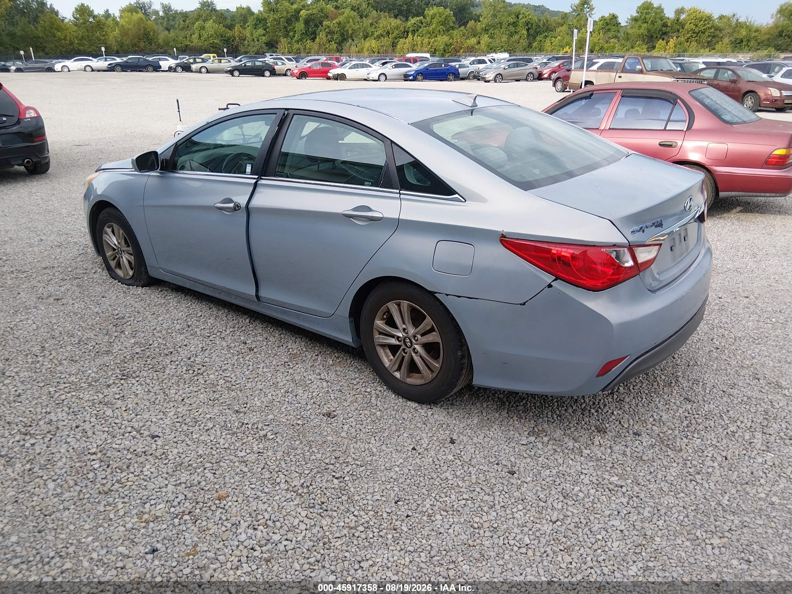 2012 Hyundai Sonata Gls Blue vin: 5NPEB4AC9CH387137