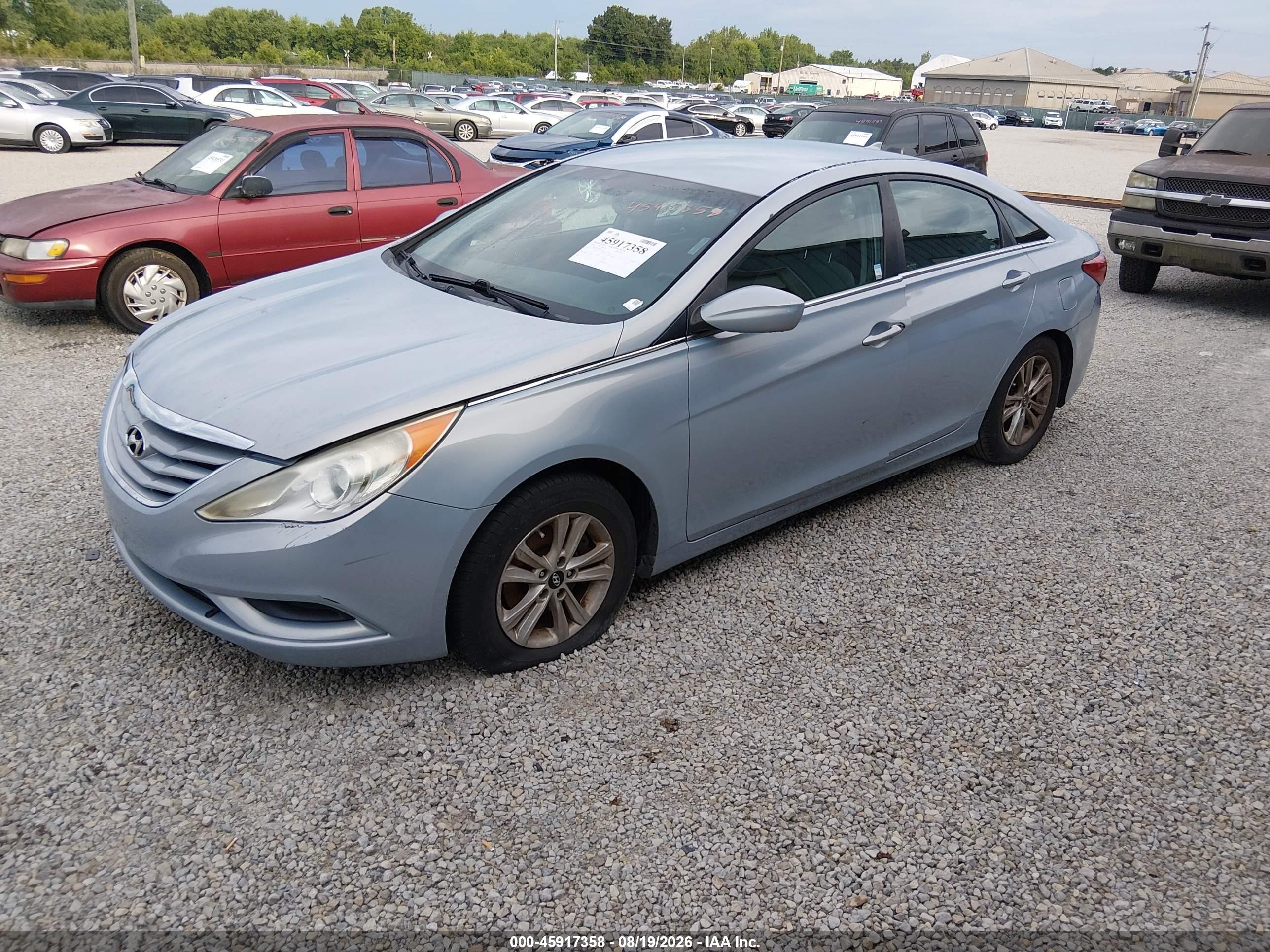 2012 Hyundai Sonata Gls Blue vin: 5NPEB4AC9CH387137