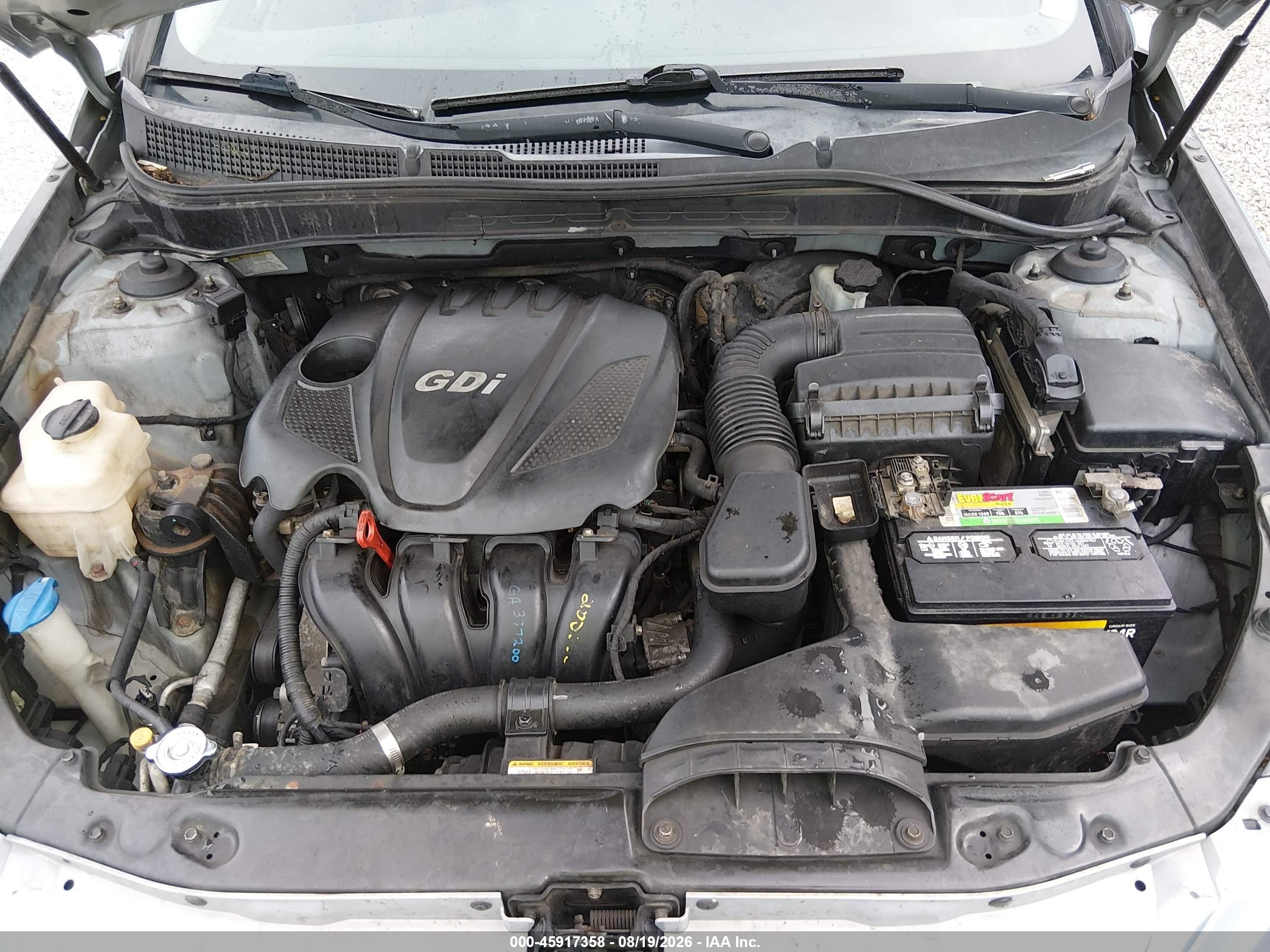 2012 Hyundai Sonata Gls Blue vin: 5NPEB4AC9CH387137