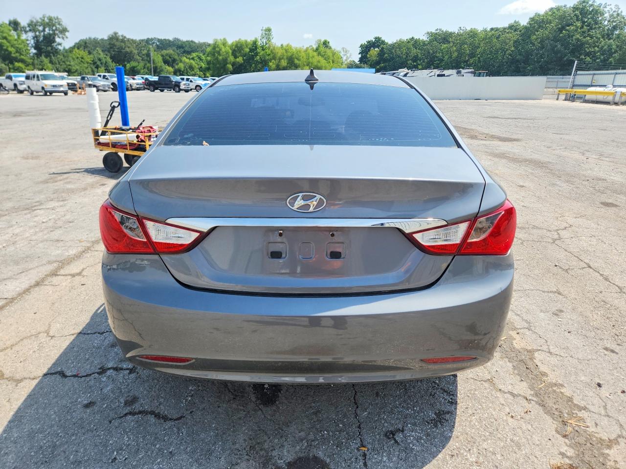 2012 Hyundai Sonata Gls Gray vin: 5NPEB4AC9CH397506