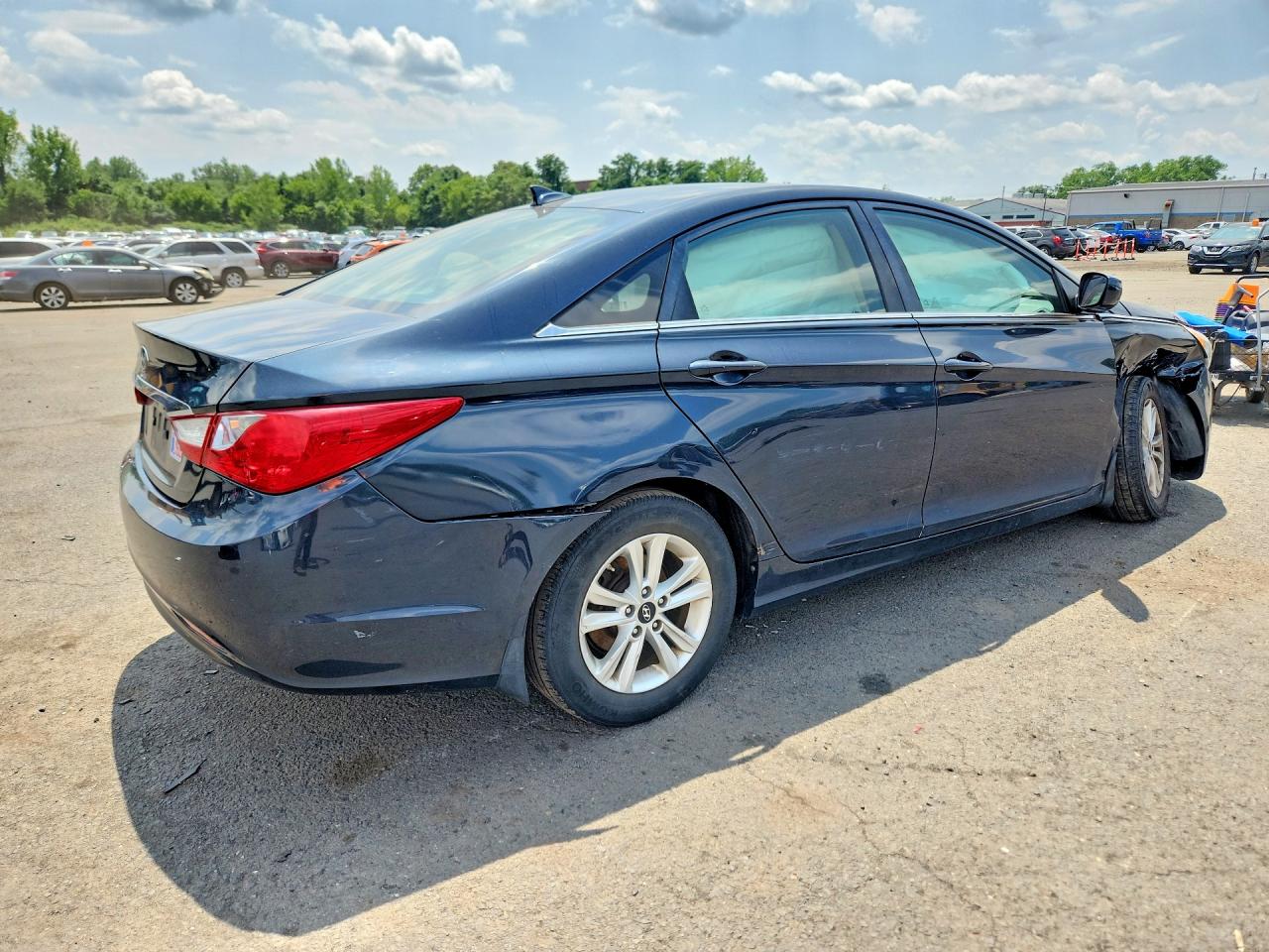 2012 Hyundai Sonata Gls Blue vin: 5NPEB4AC9CH400968