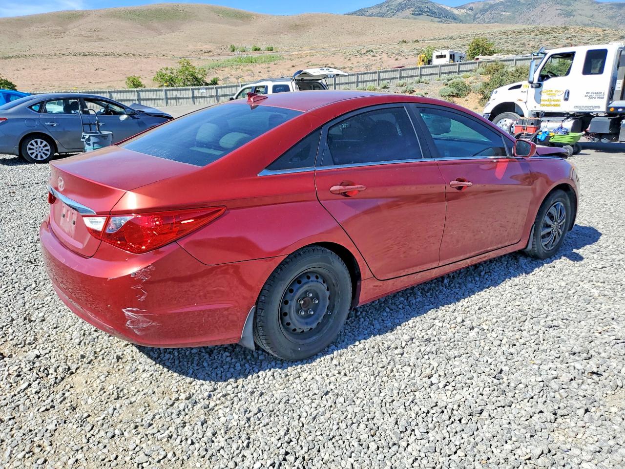 2012 Hyundai Sonata Gls Maroon vin: 5NPEB4AC9CH403692