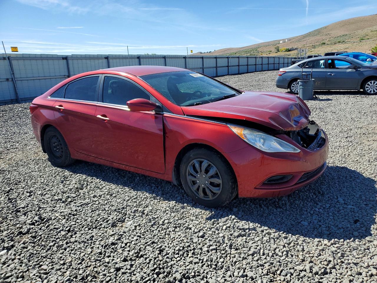 2012 Hyundai Sonata Gls Maroon vin: 5NPEB4AC9CH403692