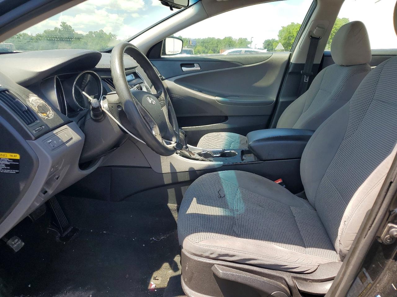 2012 Hyundai Sonata Gls Black vin: 5NPEB4AC9CH404048