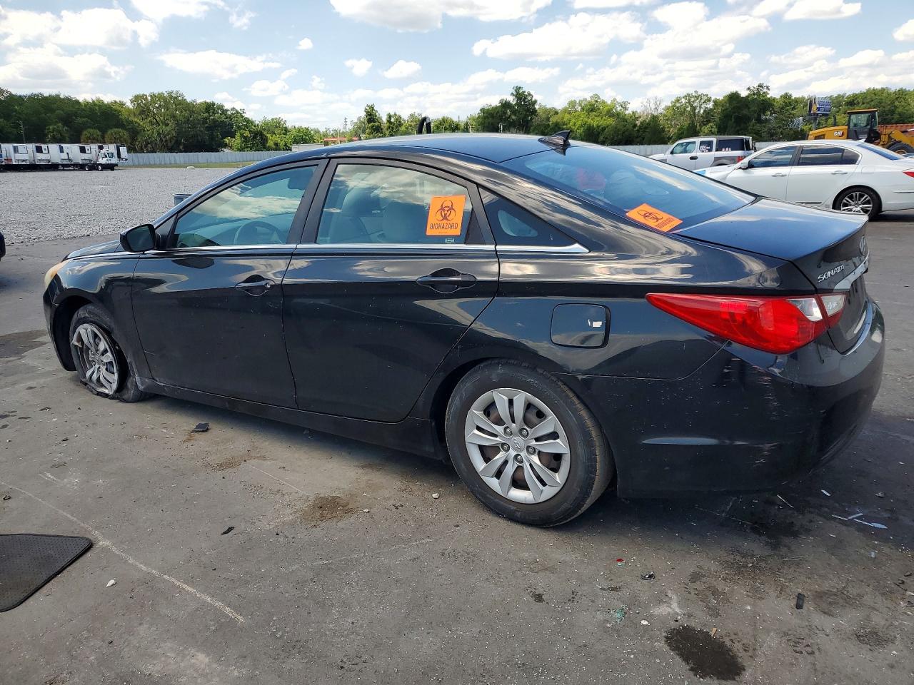 2012 Hyundai Sonata Gls Black vin: 5NPEB4AC9CH404048