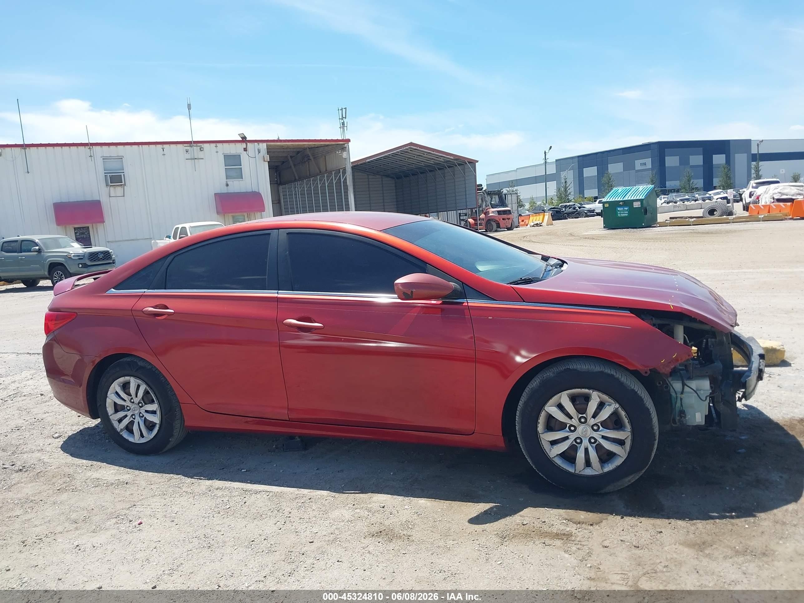2012 Hyundai Sonata Gls Red vin: 5NPEB4AC9CH406592