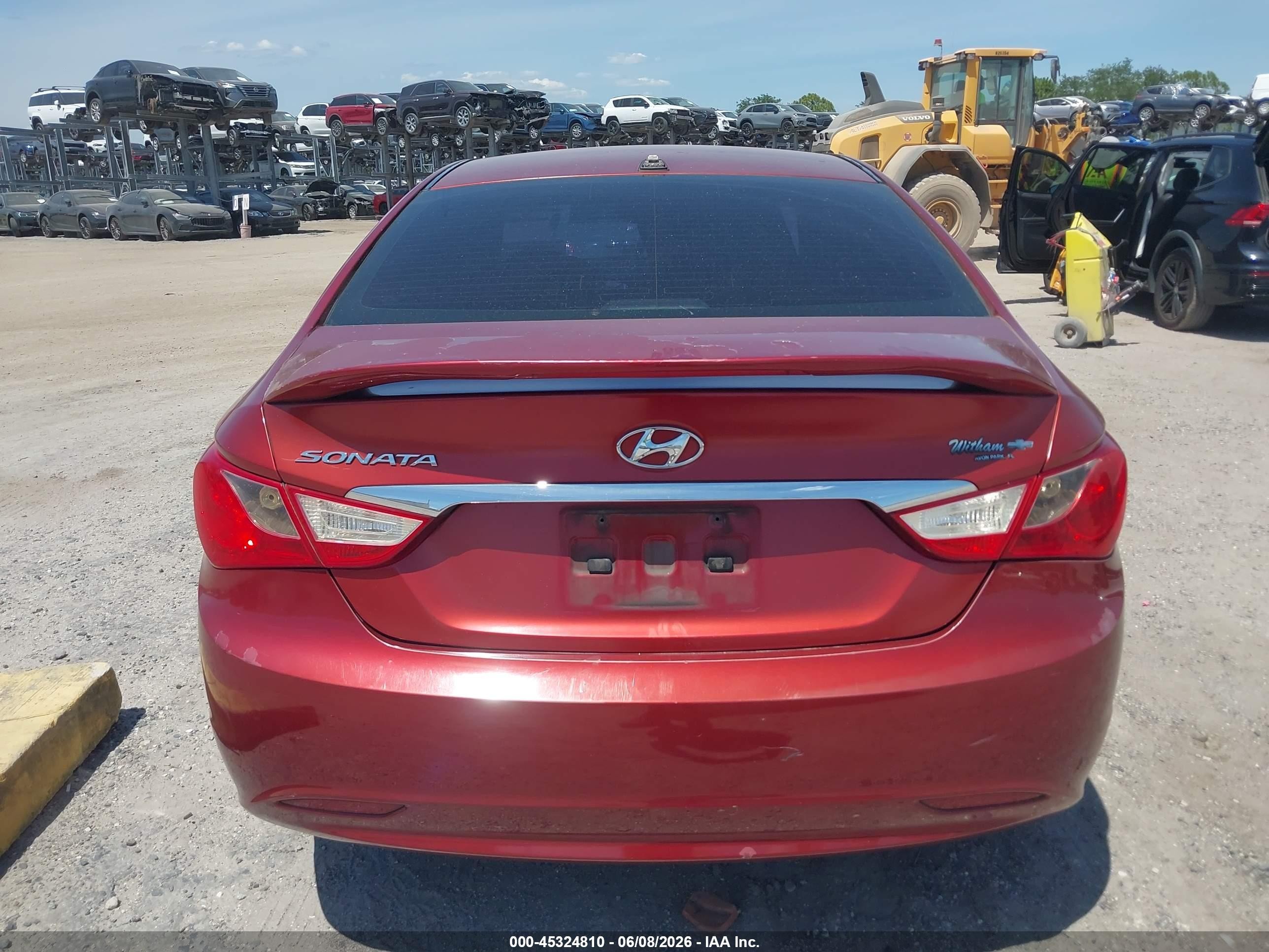 2012 Hyundai Sonata Gls Red vin: 5NPEB4AC9CH406592