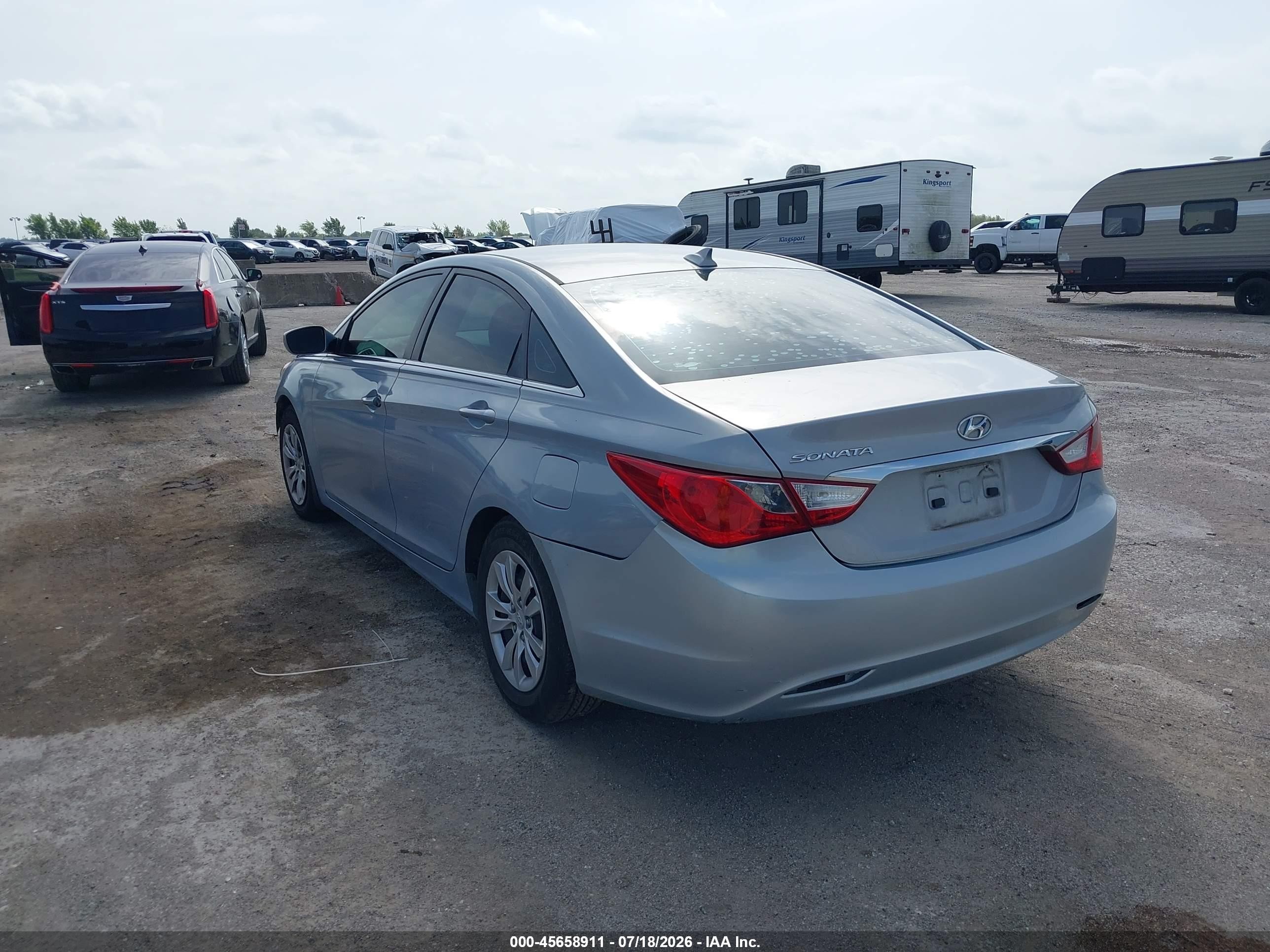2012 Hyundai Sonata Gls Silver vin: 5NPEB4AC9CH407659