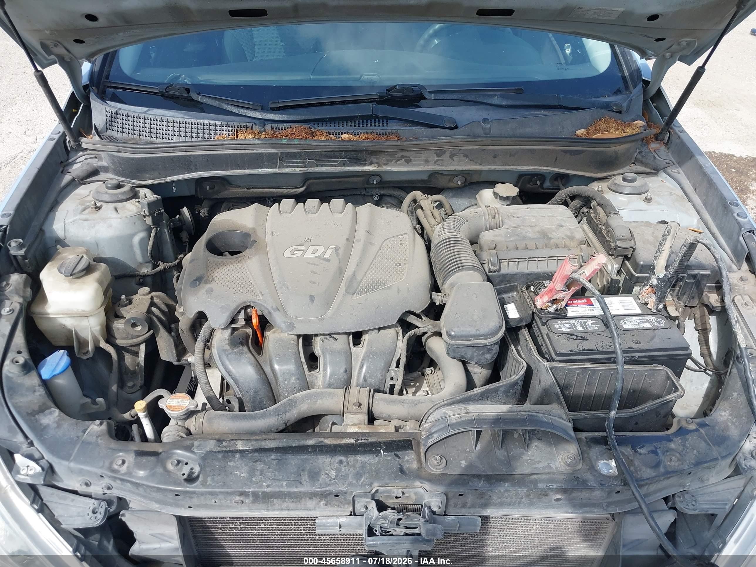 2012 Hyundai Sonata Gls Silver vin: 5NPEB4AC9CH407659