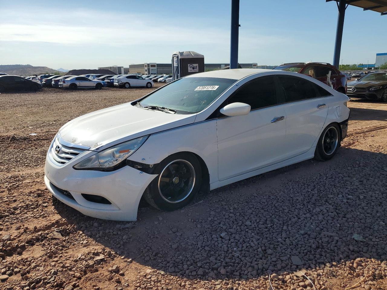 2012 Hyundai Sonata Gls Белый vin: 5NPEB4AC9CH410092