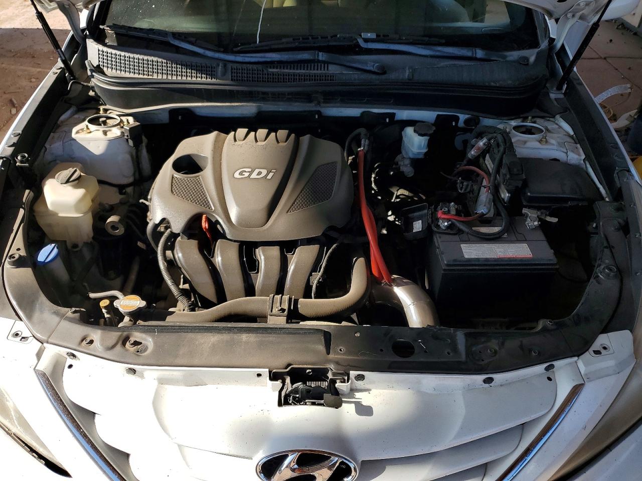 2012 Hyundai Sonata Gls Белый vin: 5NPEB4AC9CH410092