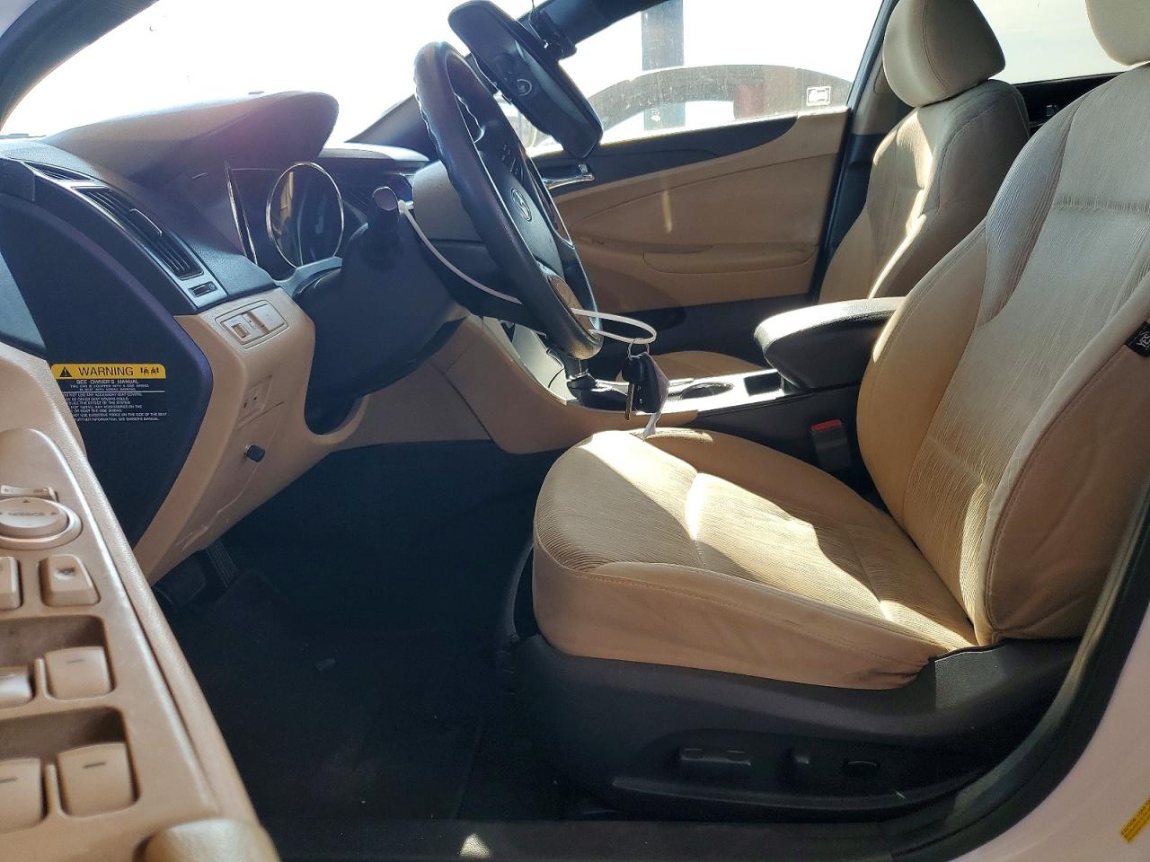 2012 Hyundai Sonata Gls Белый vin: 5NPEB4AC9CH410092