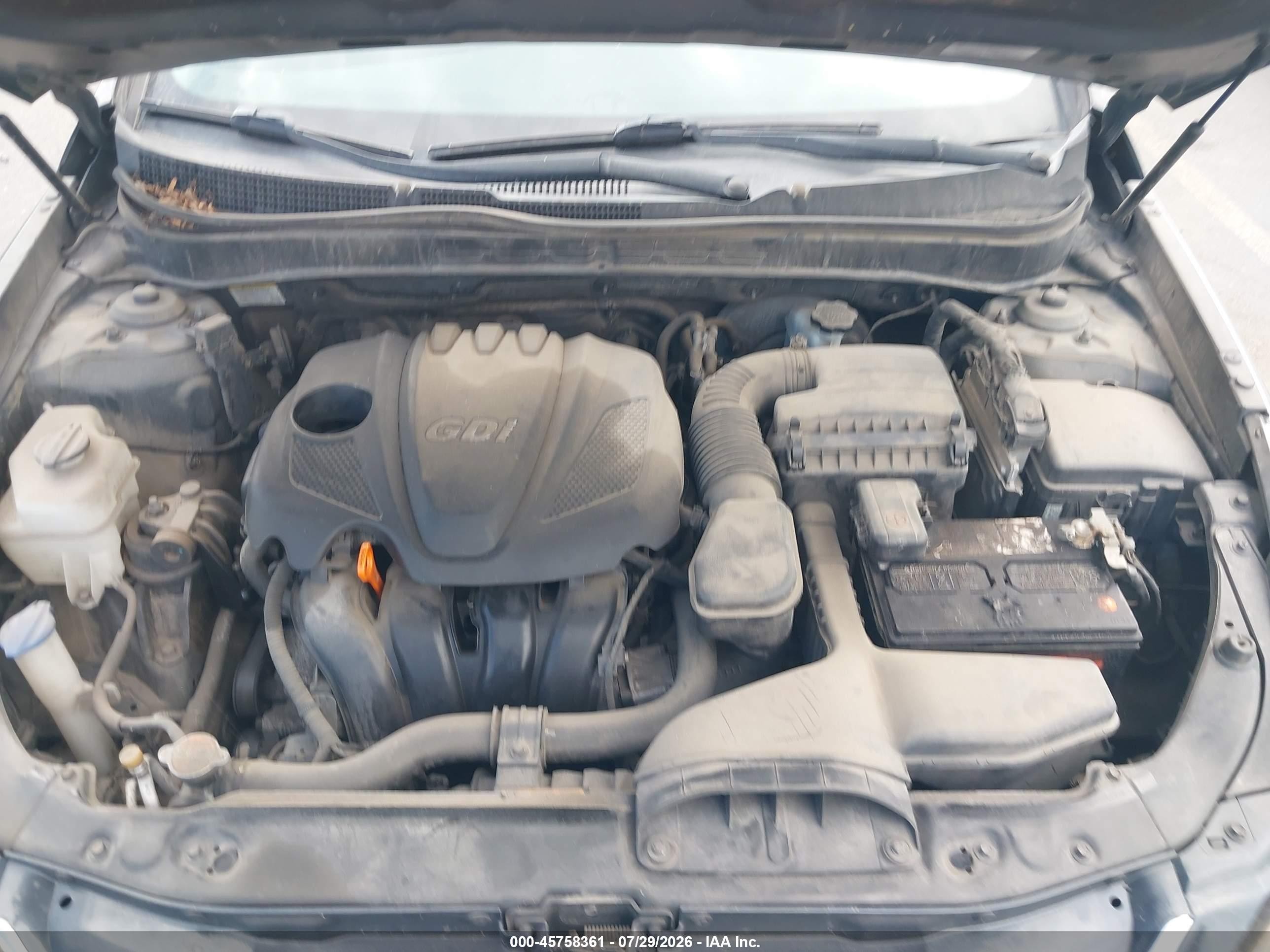 2012 Hyundai Sonata Gls Синий vin: 5NPEB4AC9CH420654