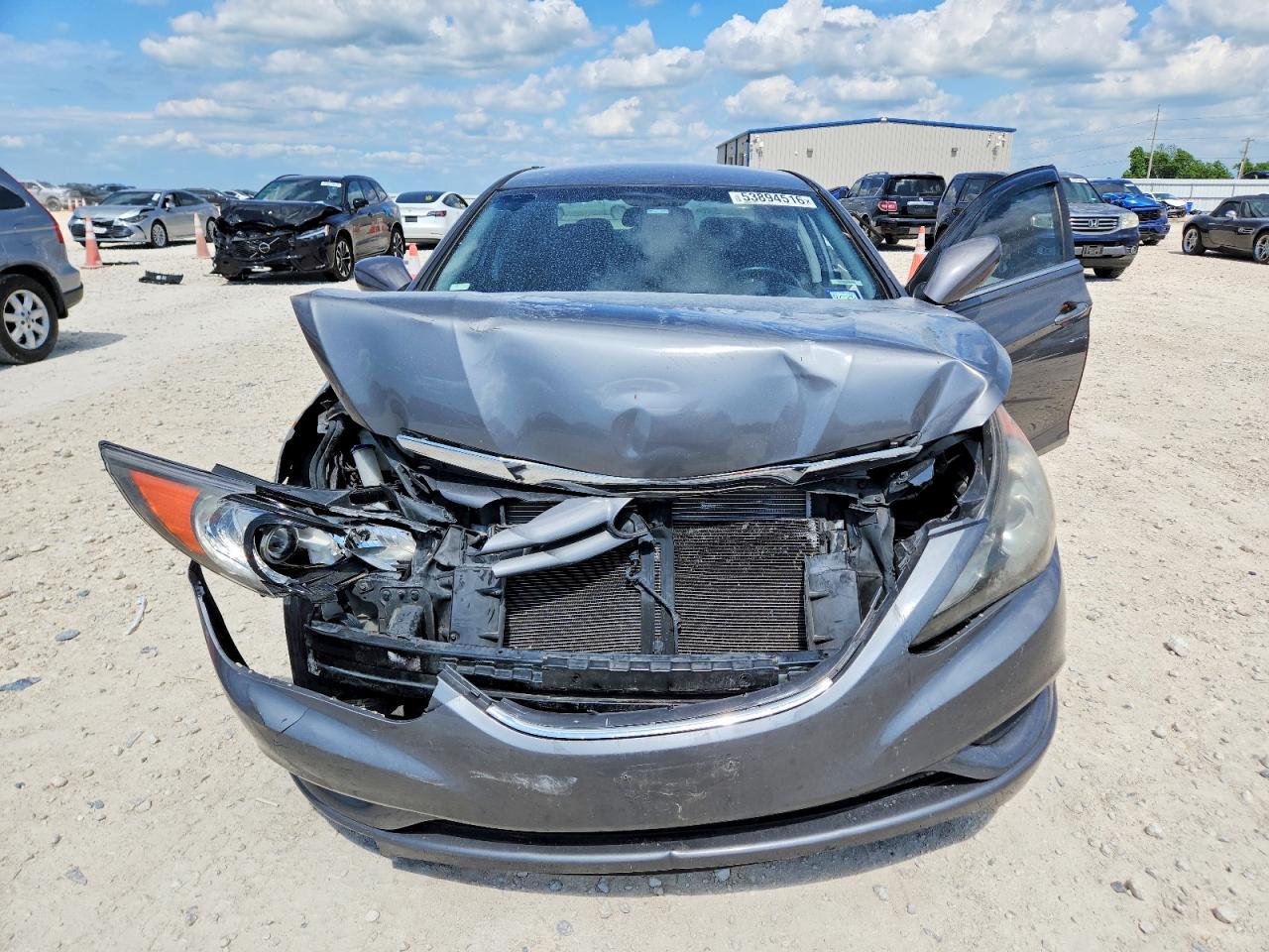 2012 Hyundai Sonata Gls Gray vin: 5NPEB4AC9CH421495