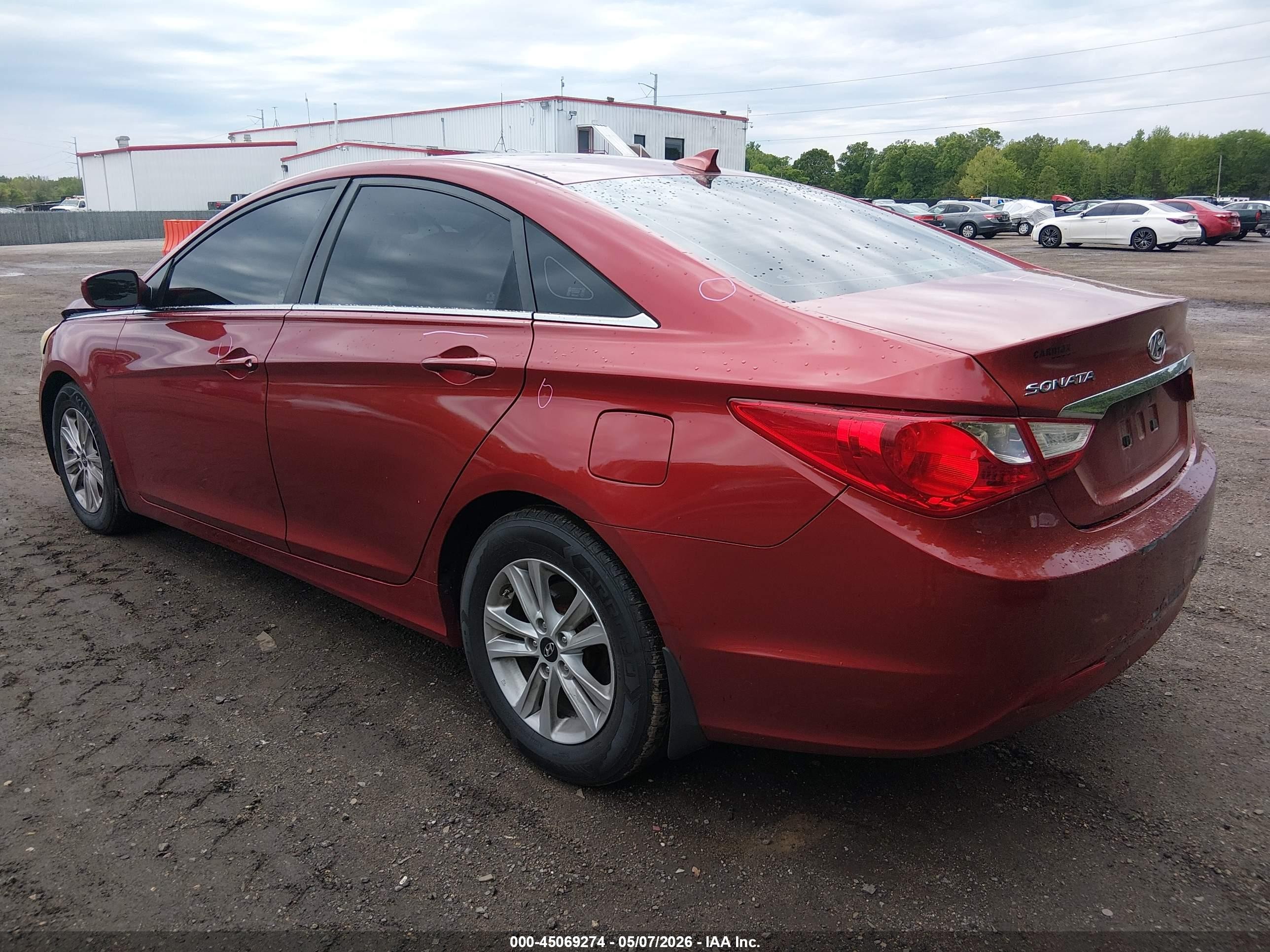 2012 Hyundai Sonata Gls Red vin: 5NPEB4AC9CH423411