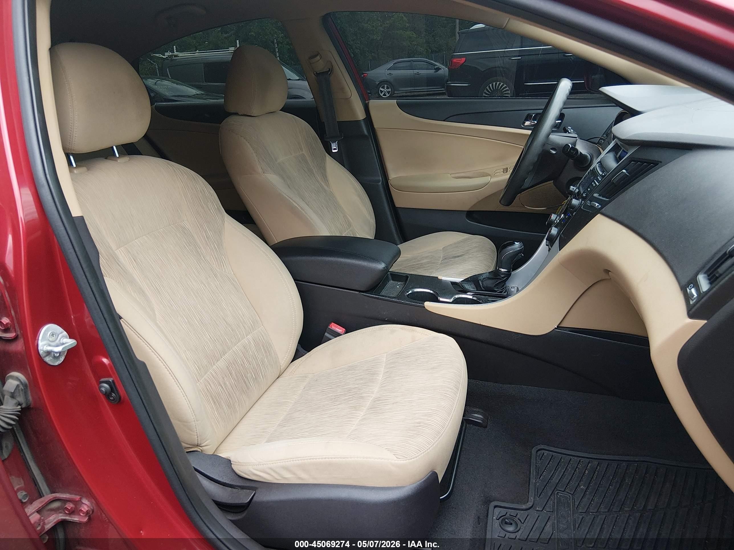 2012 Hyundai Sonata Gls Red vin: 5NPEB4AC9CH423411