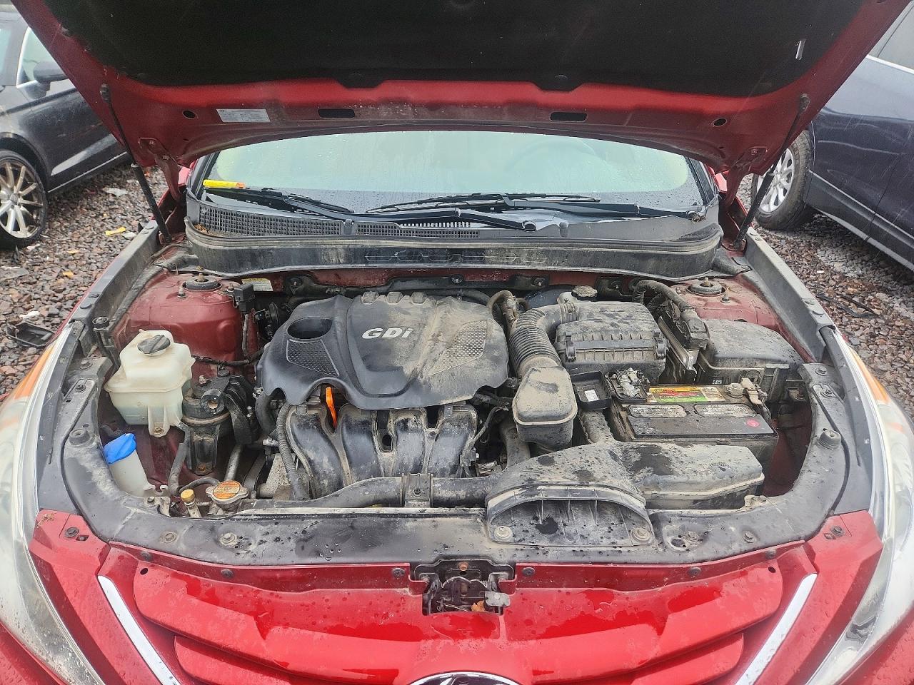 2012 Hyundai Sonata Gls Red vin: 5NPEB4AC9CH423585