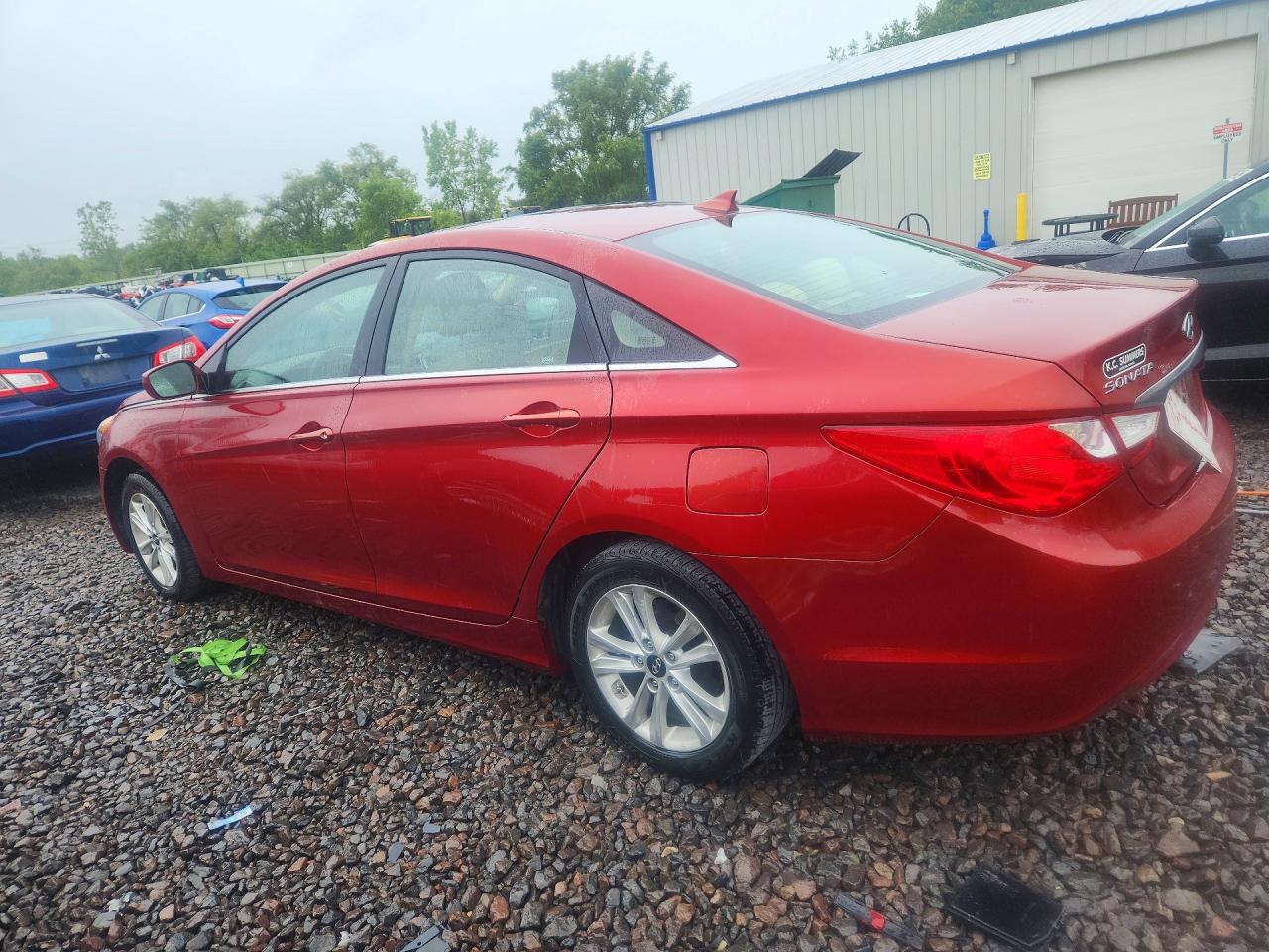 2012 Hyundai Sonata Gls Red vin: 5NPEB4AC9CH423585