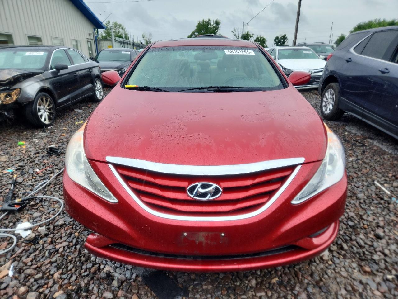 2012 Hyundai Sonata Gls Red vin: 5NPEB4AC9CH423585