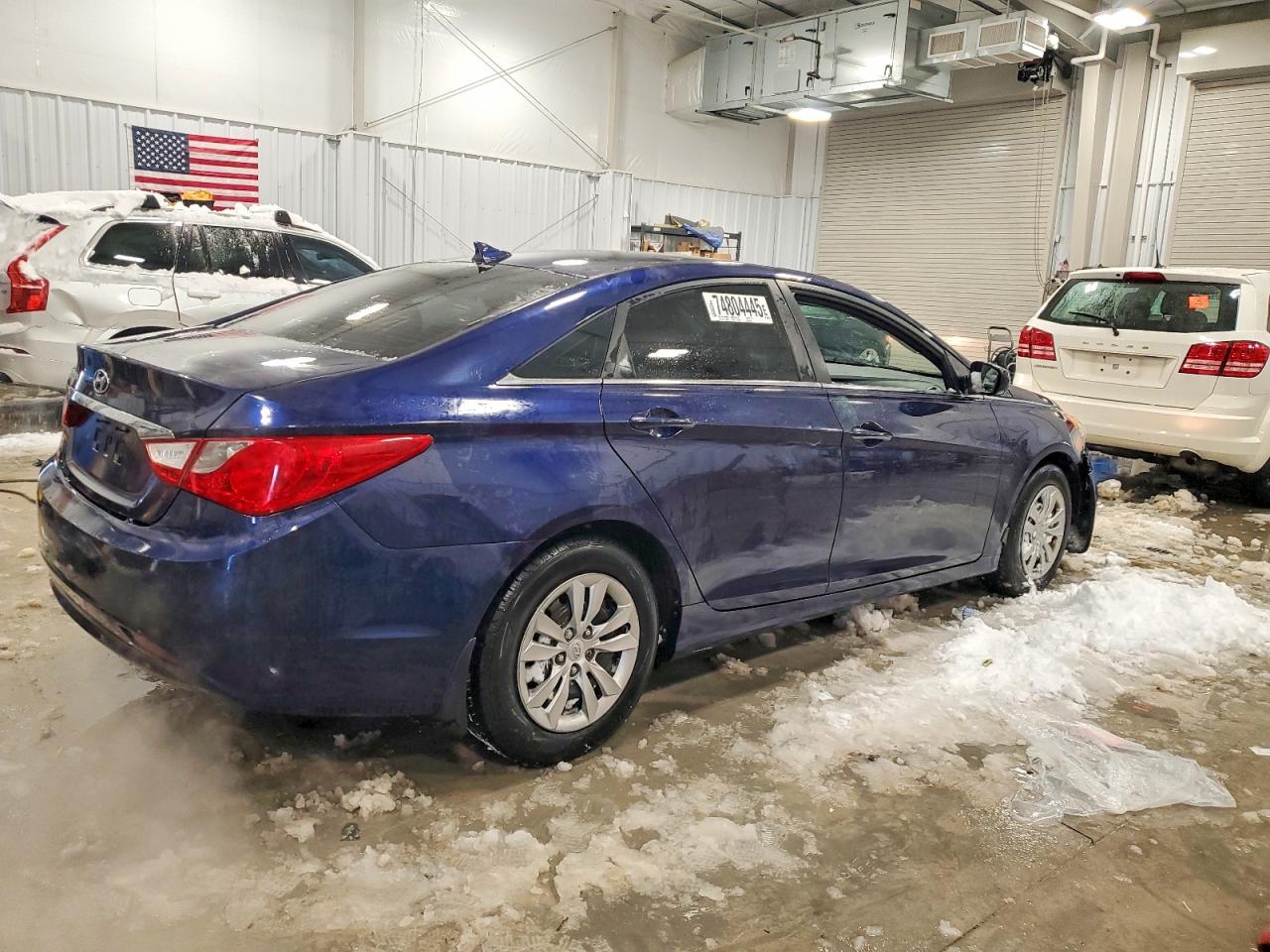 2012 Hyundai Sonata Gls Blue vin: 5NPEB4AC9CH441293