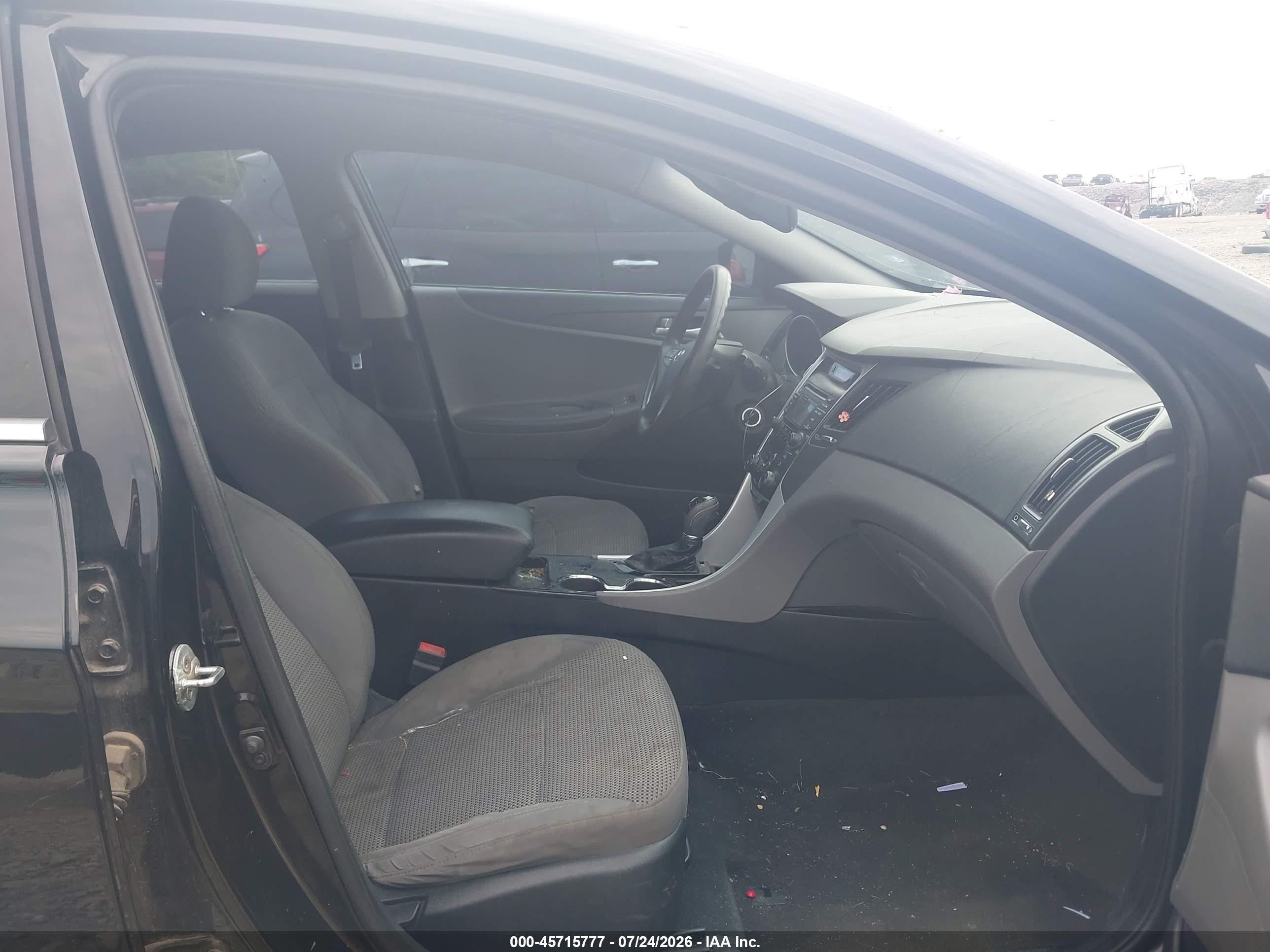 2012 Hyundai Sonata Gls Black vin: 5NPEB4AC9CH444145