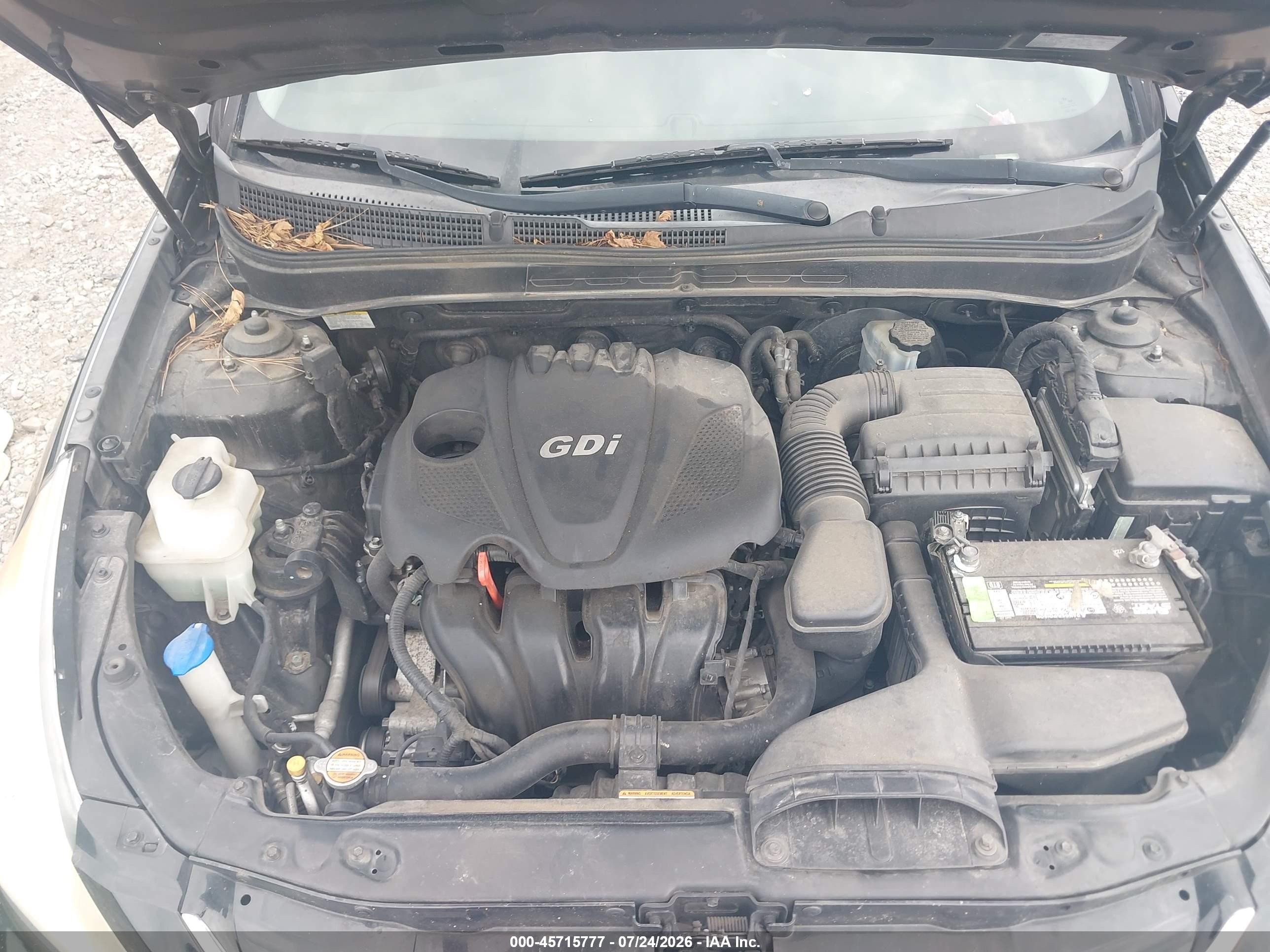 2012 Hyundai Sonata Gls Black vin: 5NPEB4AC9CH444145