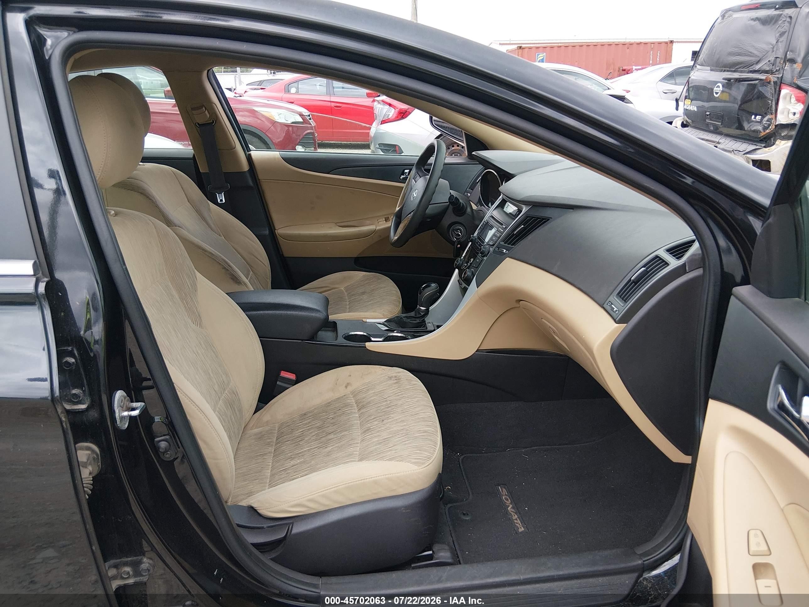 2012 Hyundai Sonata Gls Black vin: 5NPEB4AC9CH444162