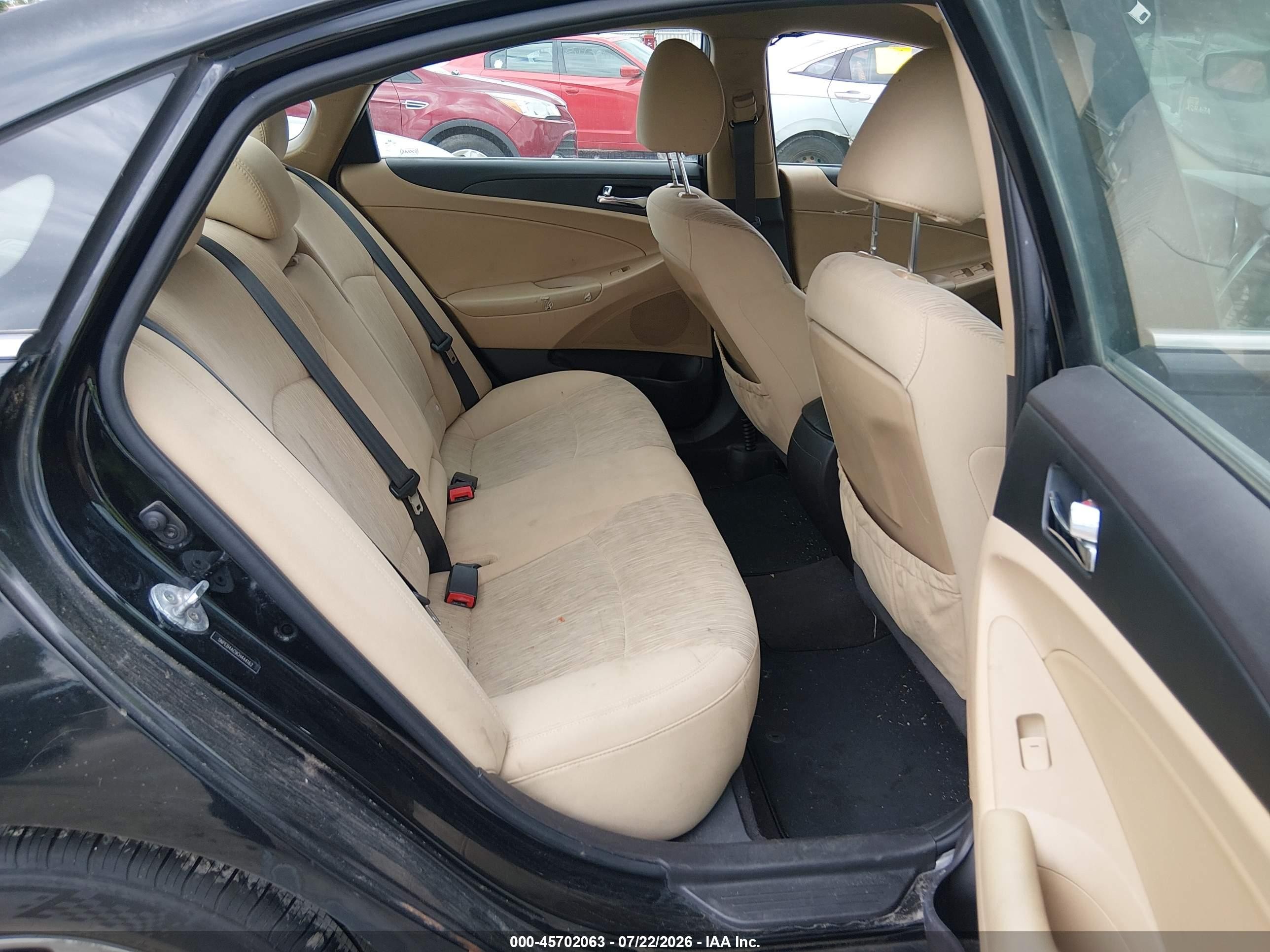 2012 Hyundai Sonata Gls Black vin: 5NPEB4AC9CH444162