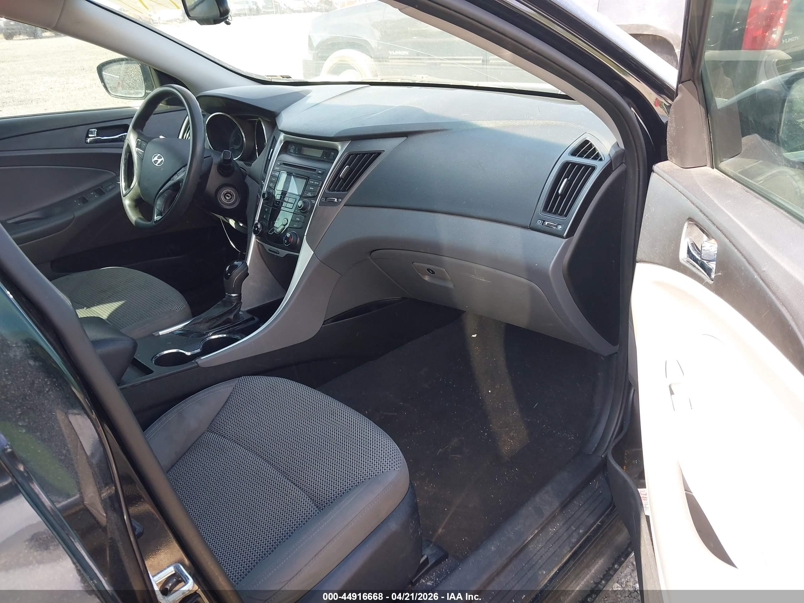 2012 Hyundai Sonata Gls Black vin: 5NPEB4AC9CH446350