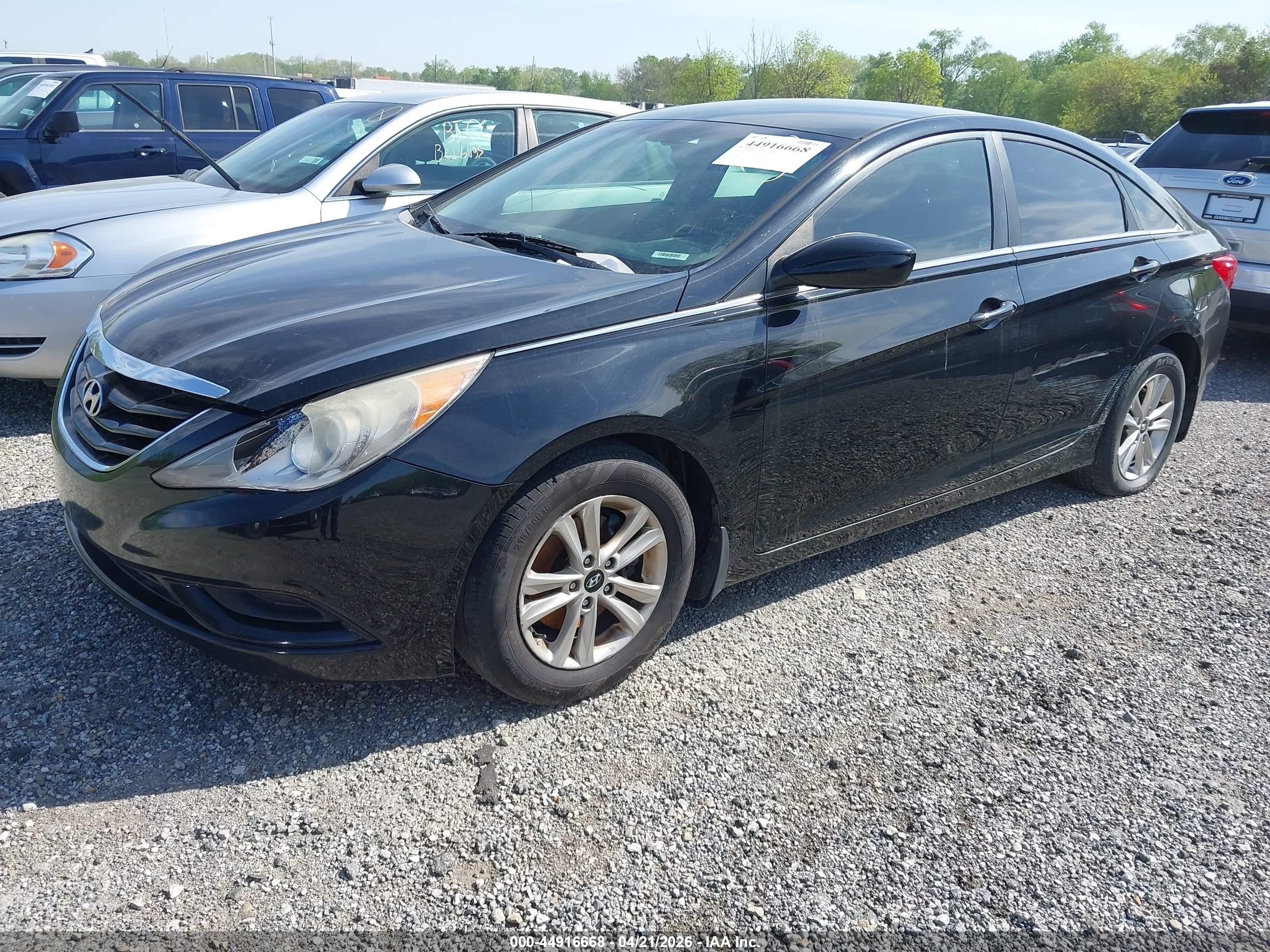 2012 Hyundai Sonata Gls Black vin: 5NPEB4AC9CH446350