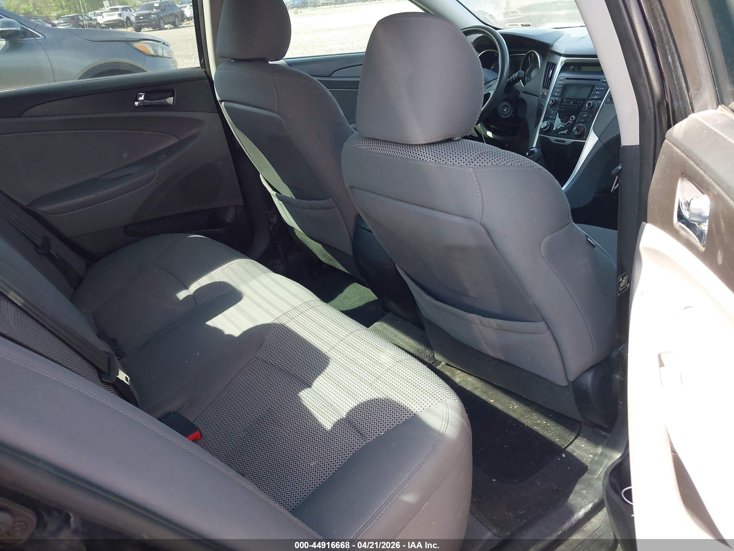 2012 Hyundai Sonata Gls Black vin: 5NPEB4AC9CH446350