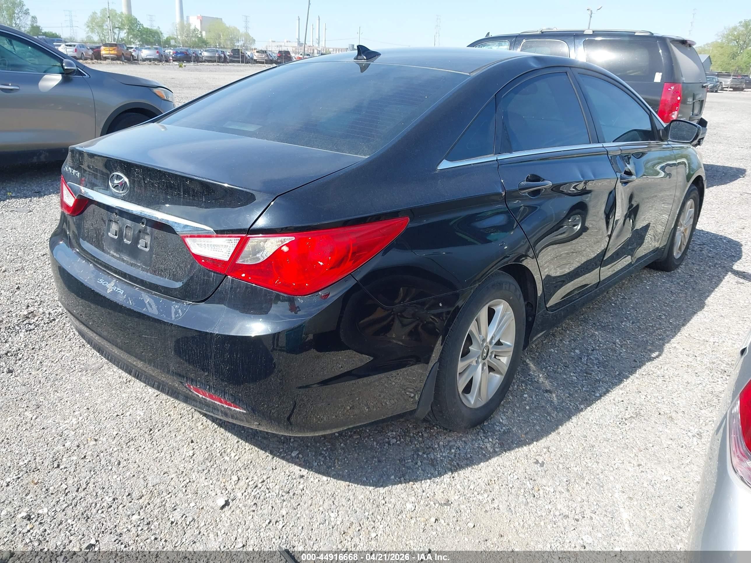 2012 Hyundai Sonata Gls Black vin: 5NPEB4AC9CH446350