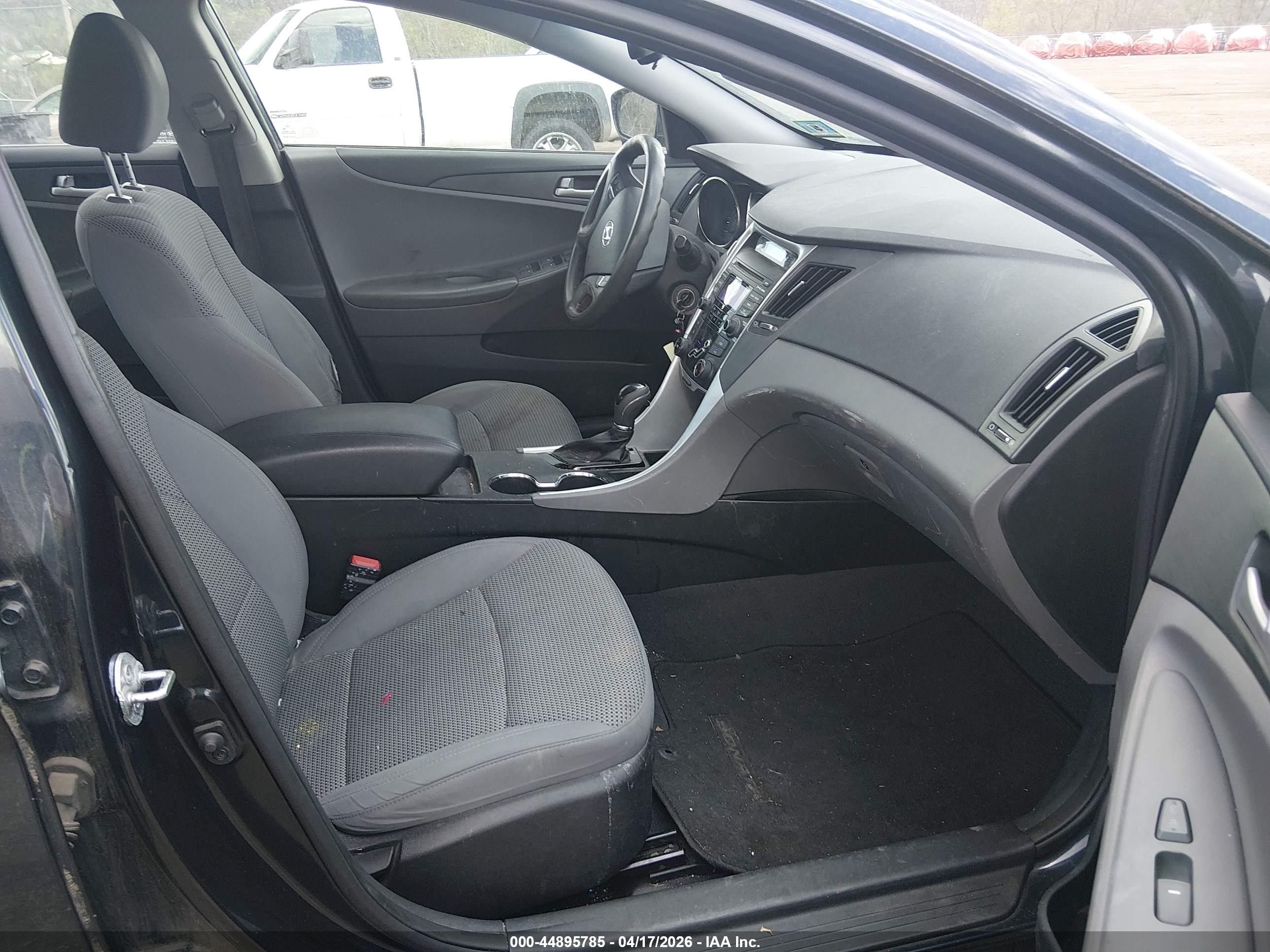 2012 Hyundai Sonata Gls Black vin: 5NPEB4AC9CH450236